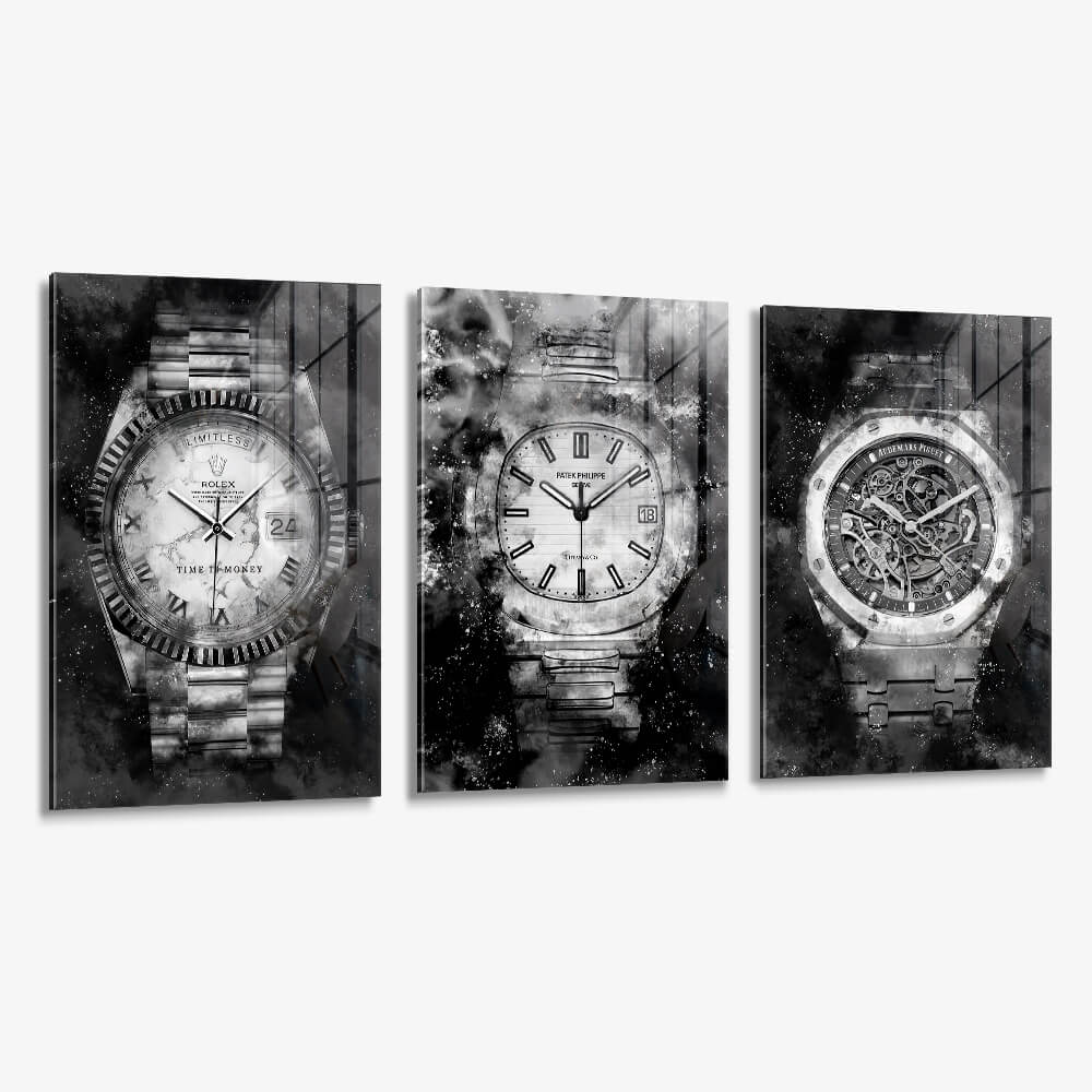 Bundle: "Millionair Watch" (3x) – Glass