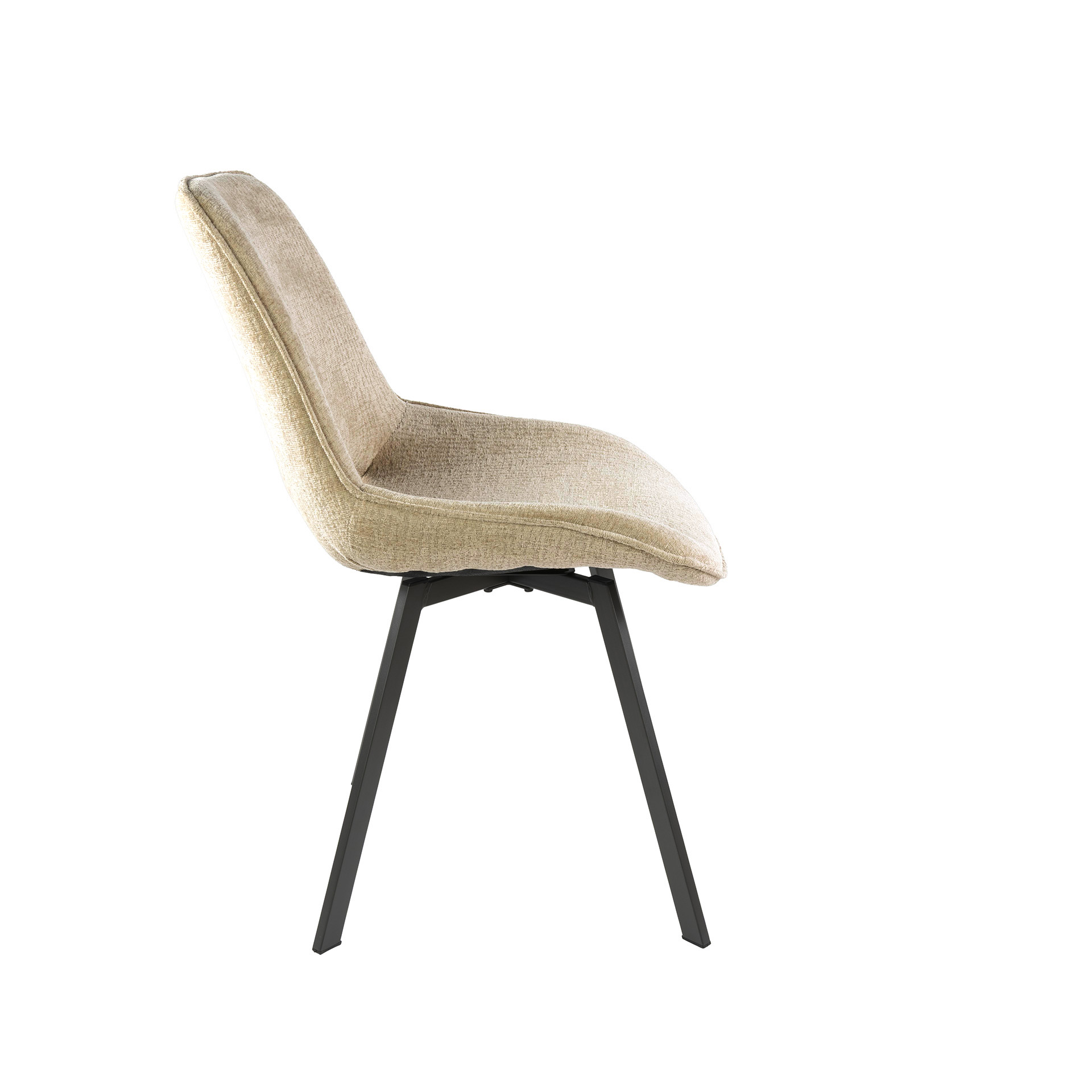 Silla giratoria Jaroq - embalada por 4 - Color arena