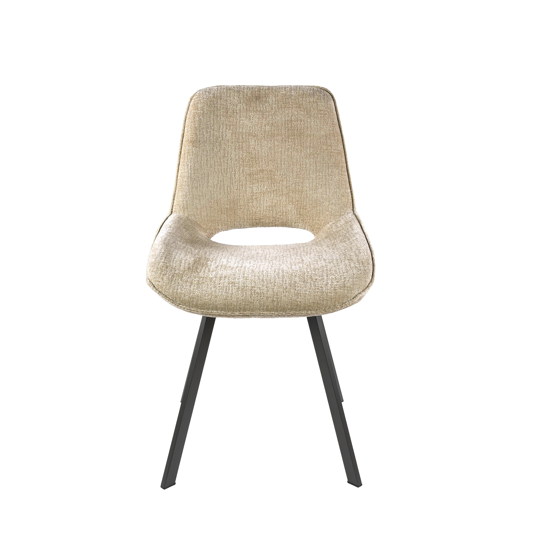 Silla giratoria Jaroq - embalada por 4 - Color arena