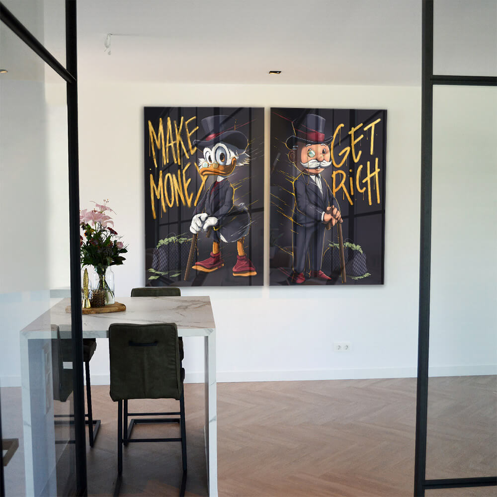 Bundle: "Wealthy Figures" (2x) – Glass