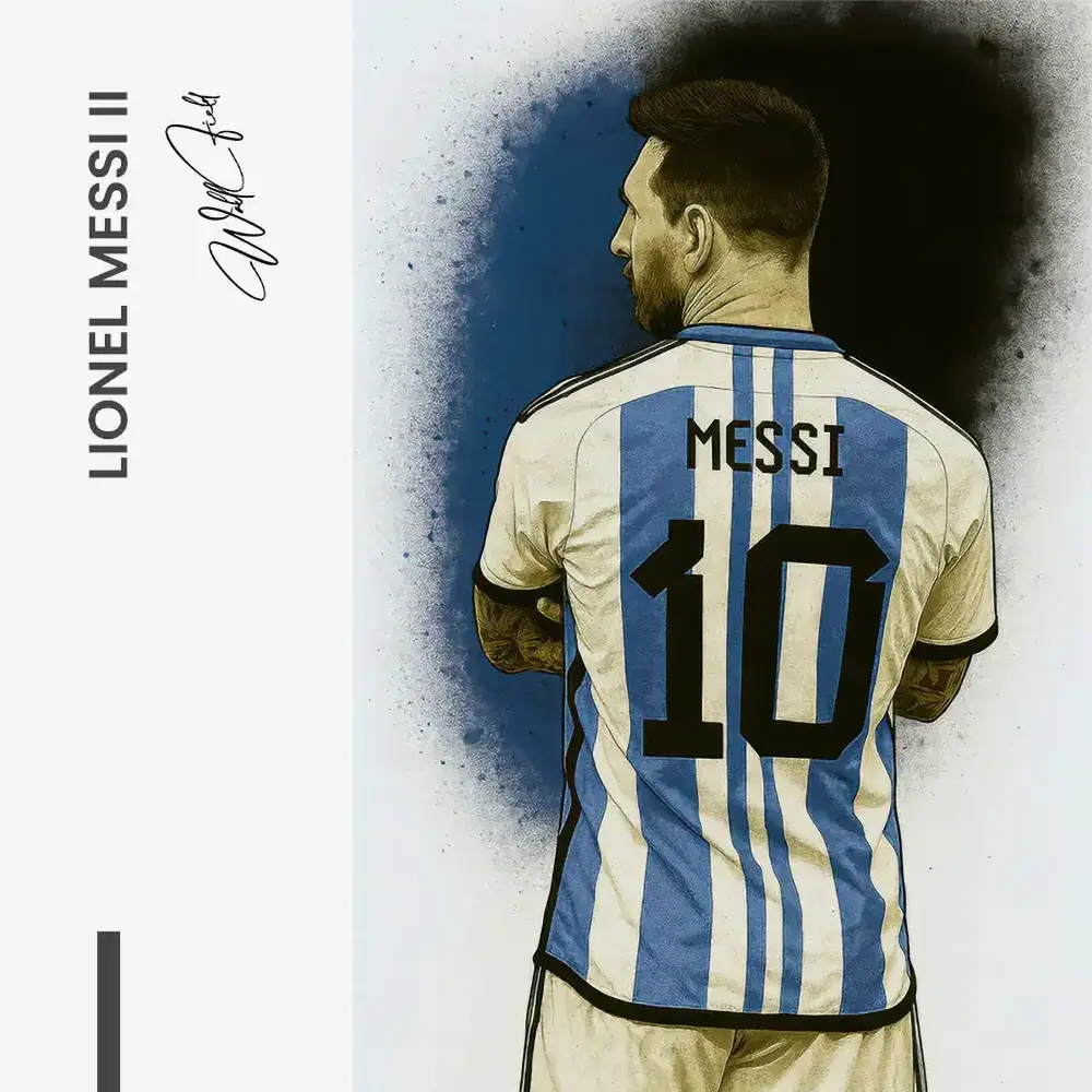 Lionel Messi II – Glass