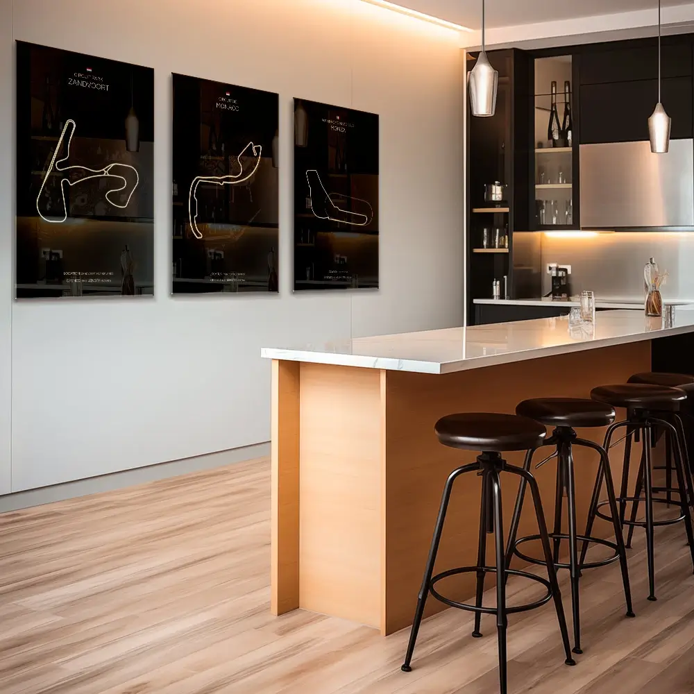 Bundle: "F1 Tracks" (3x) – Glass