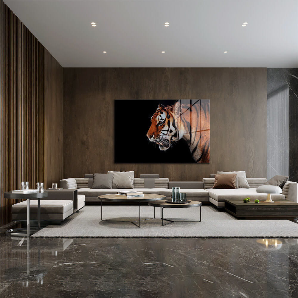 Horizontal Tiger – Glass