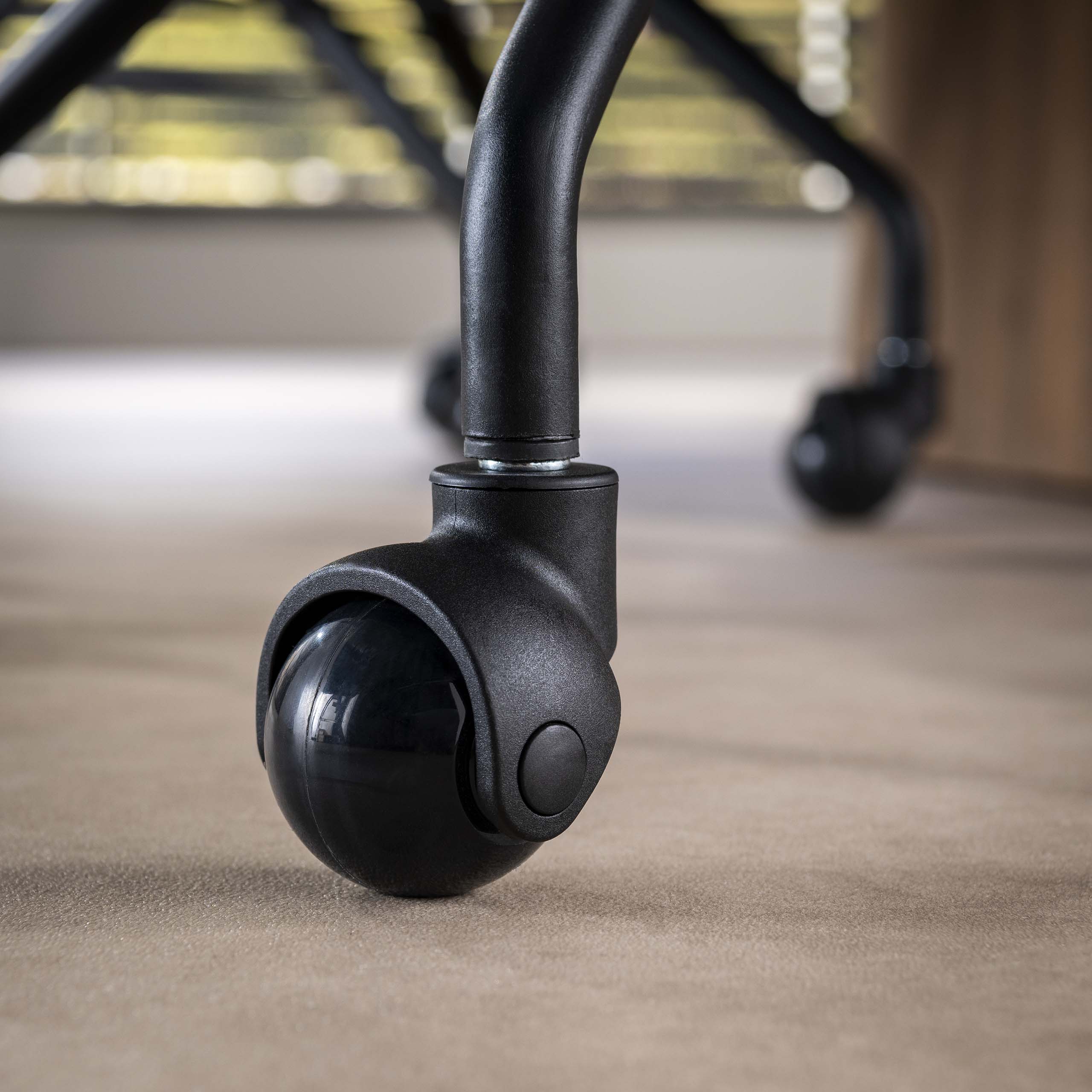 Sillón con ruedas Raster - embalado por 2 - Hoven champagne