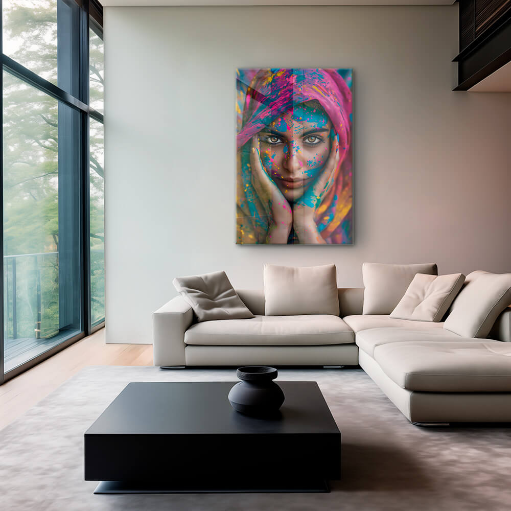Colorful Lady – Vidrio
