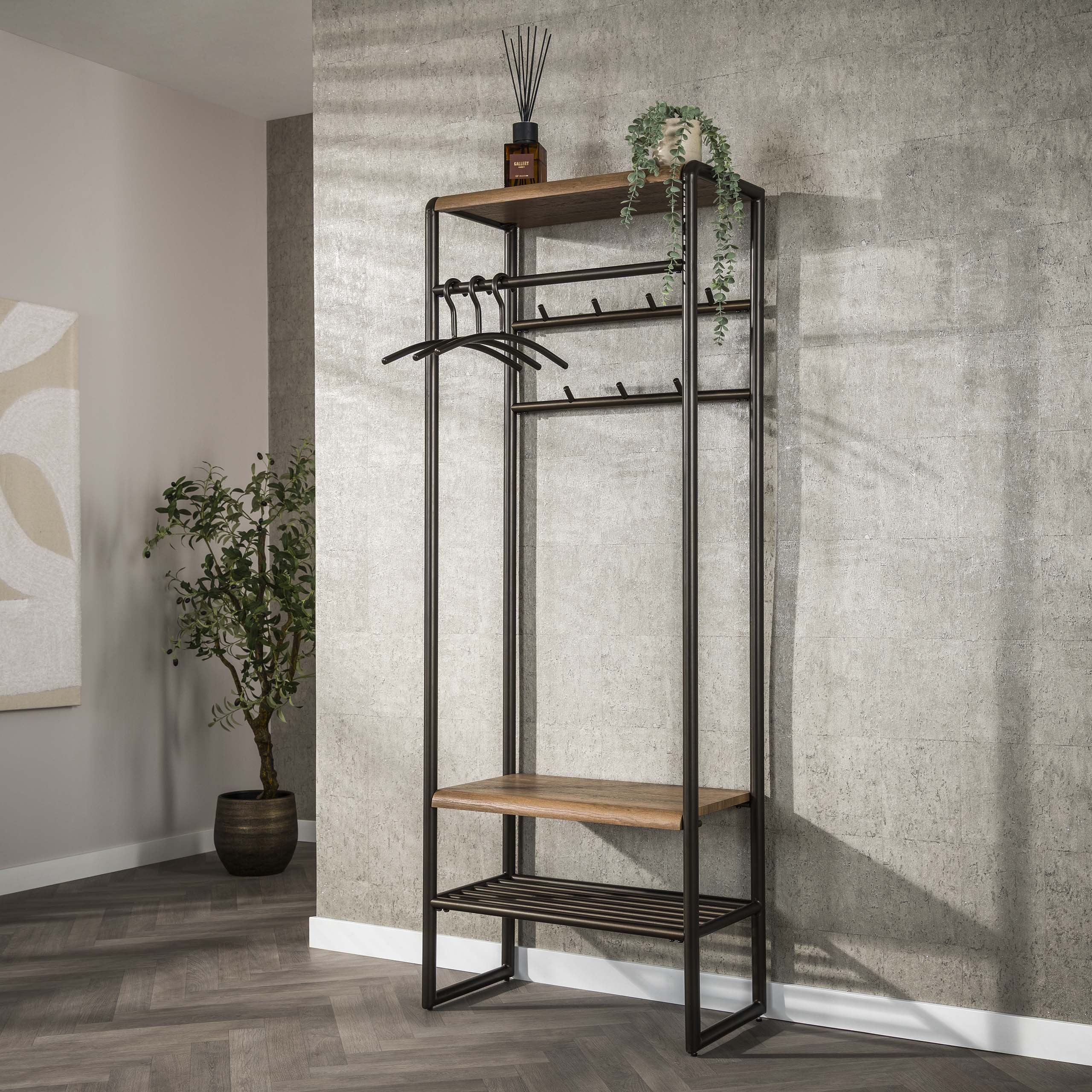 Mueble armario Luno 70 cm - Drift marrón