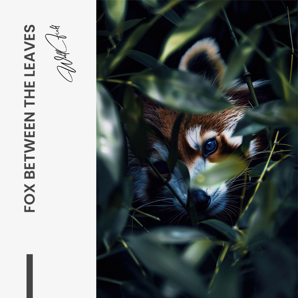 Fox between the Leaves – Vidrio