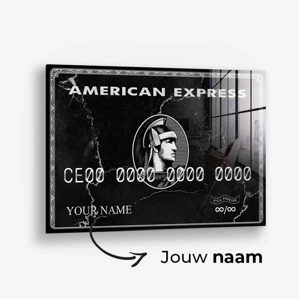 Custom Amex - Glass