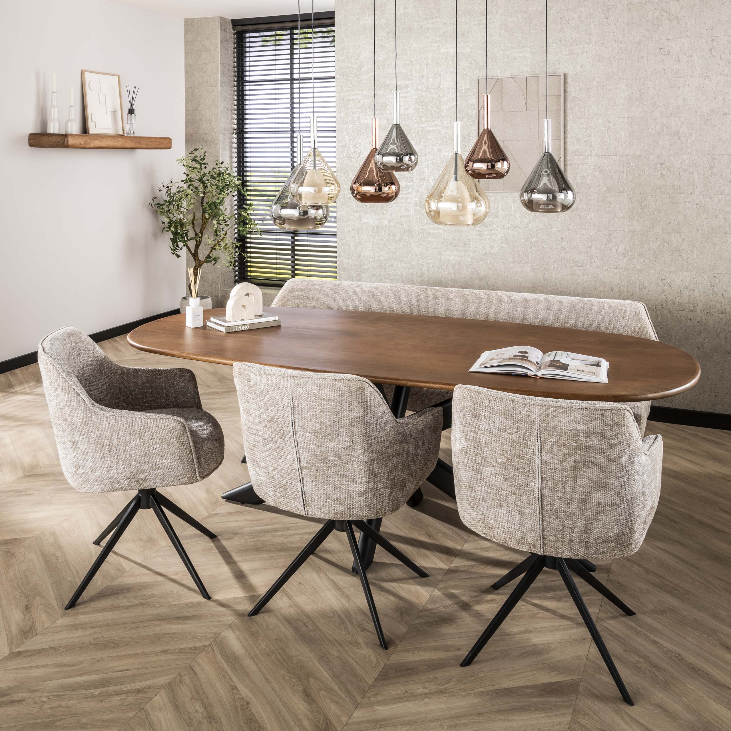 Armchair Pull swiveling - packed per 2 - Hoven sand