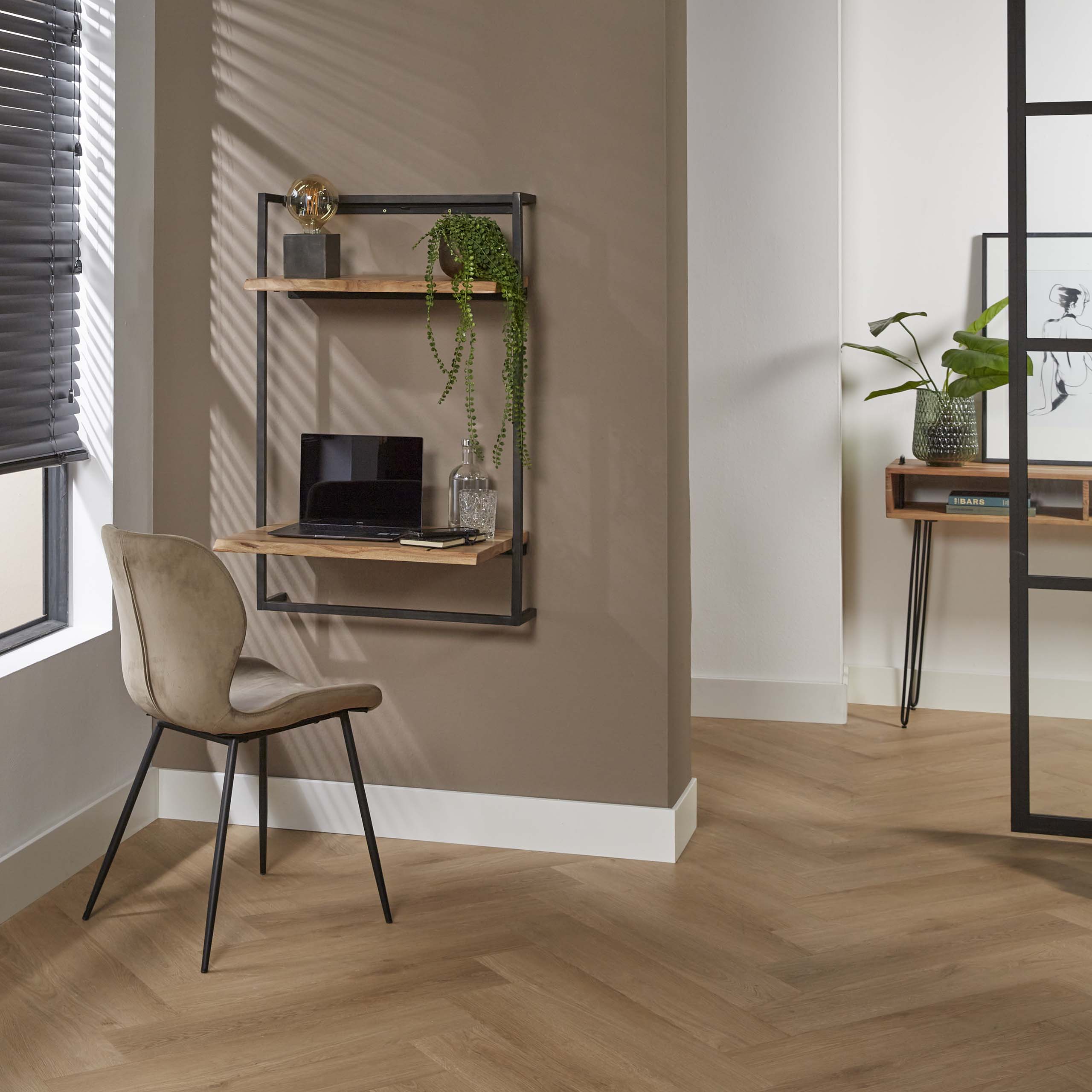 Desk air solid / Solid acacia natural