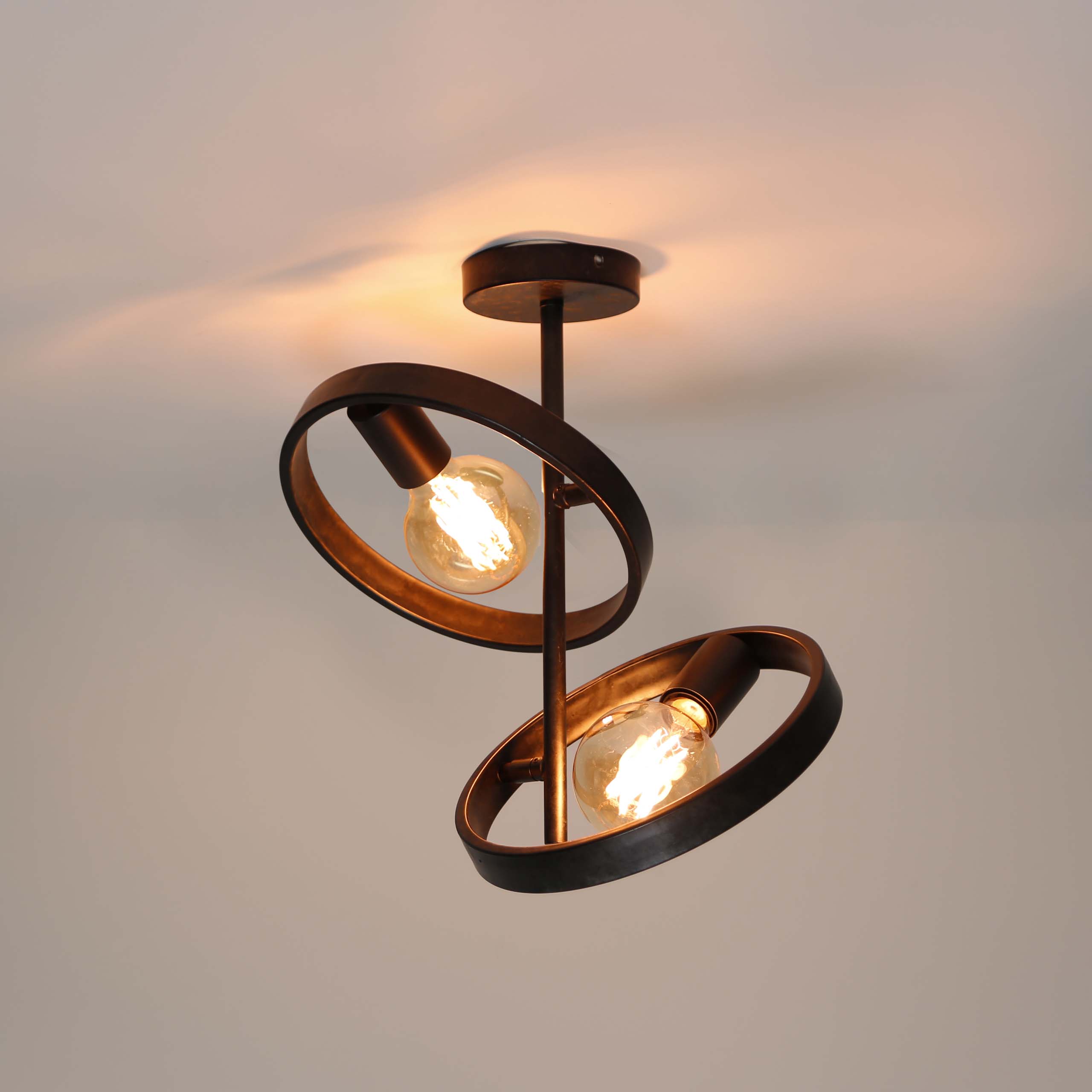 Ceiling lamp 2L hover / Charcoal