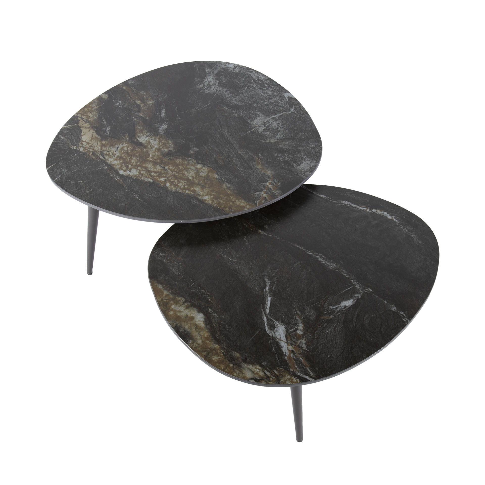 Coffee table Fossil organic - set of 2 - Ceramic