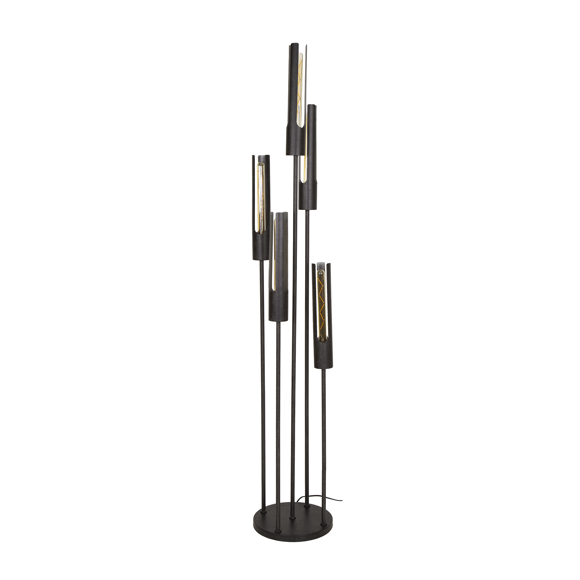 Floor lamp 5L stepped tube / Artic black