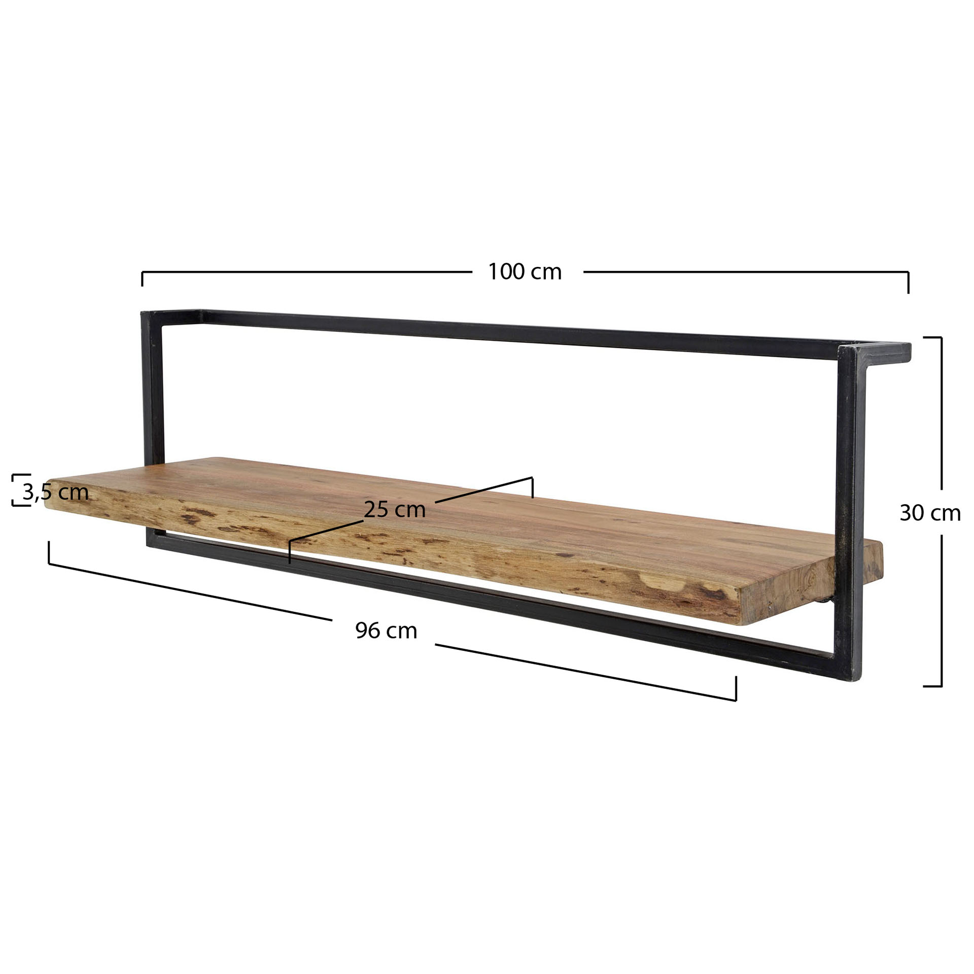 Wall shelf Rivé 100cm