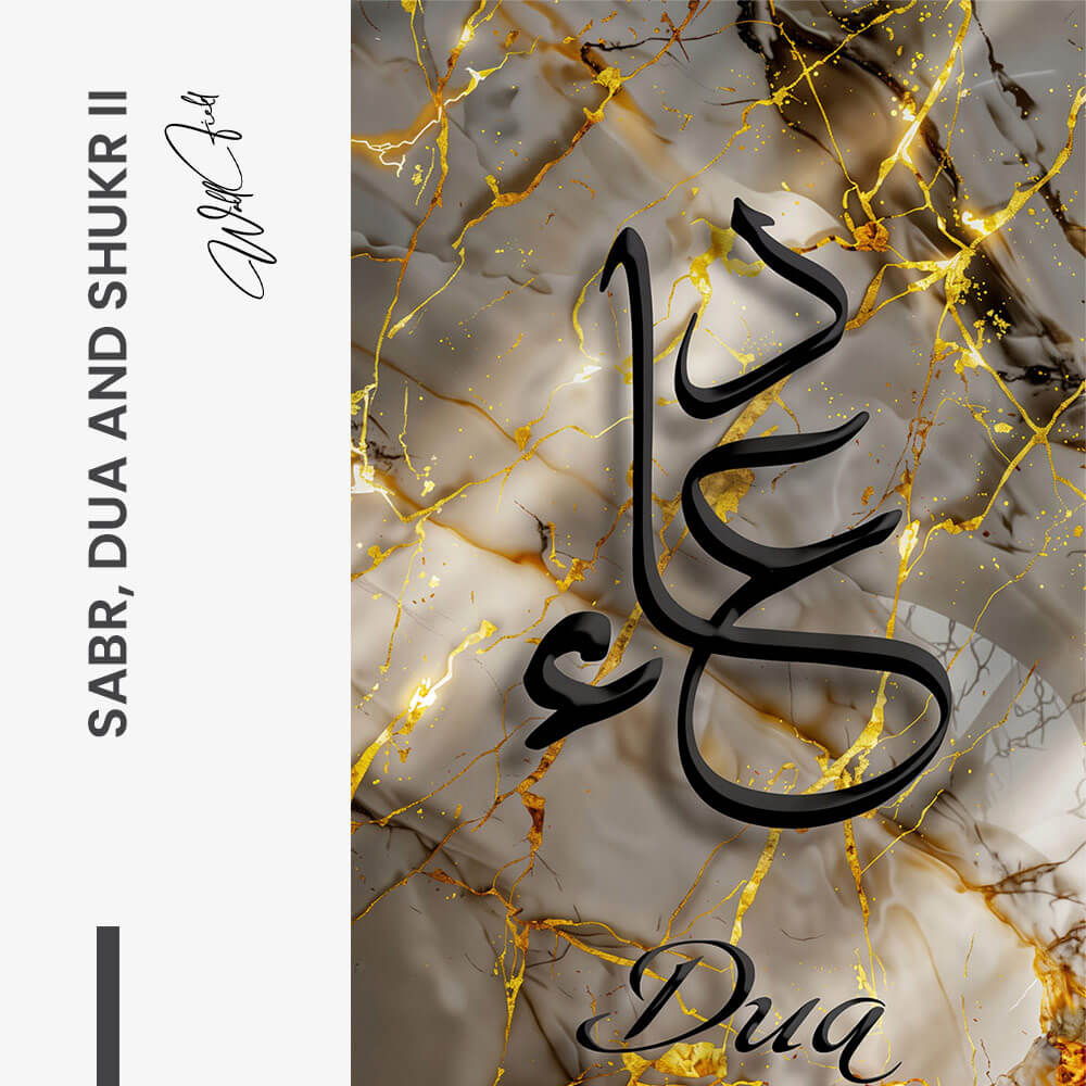 Bundle: "Sabr, Dua & Shukr" – Vidrio (3x)