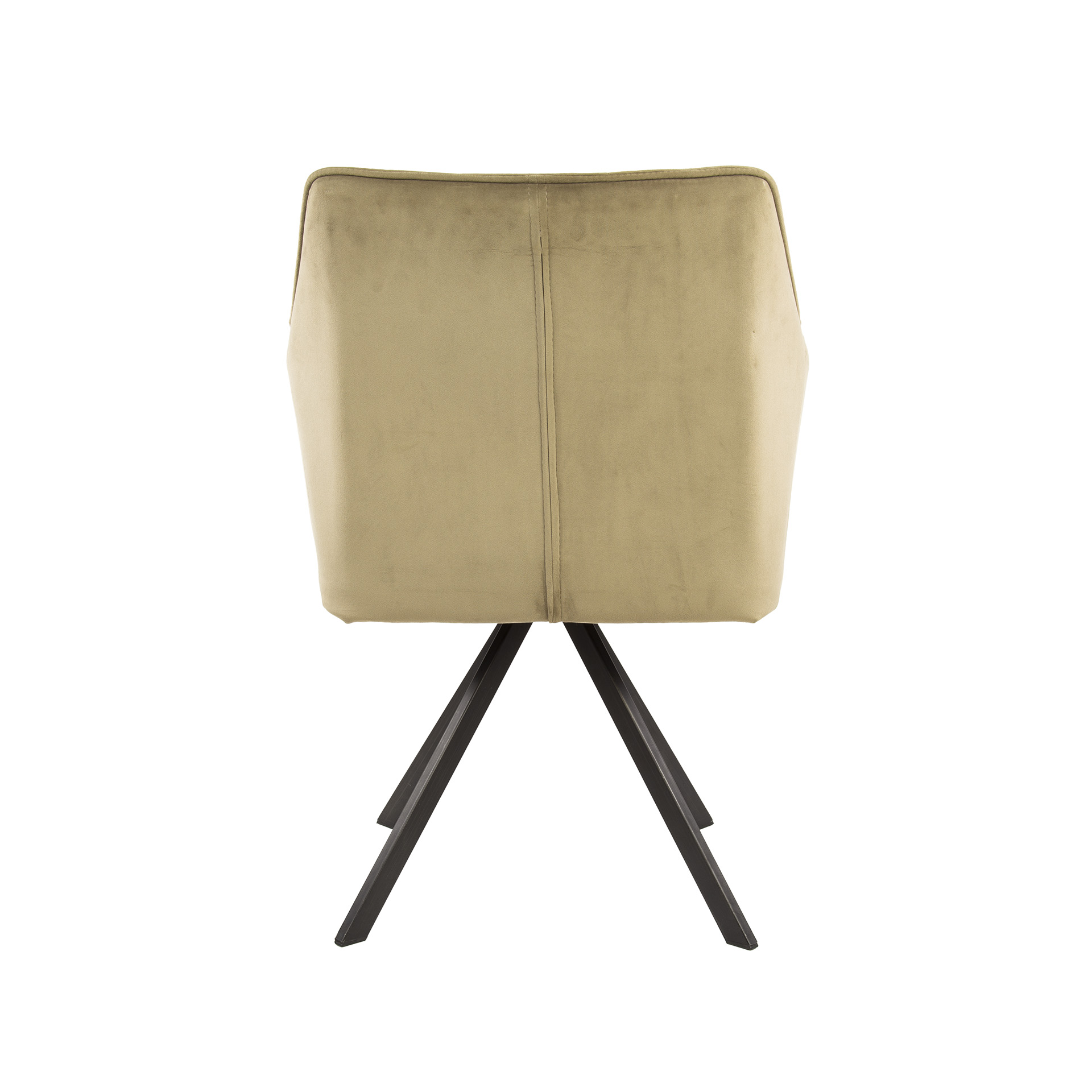 Armchair grid rotatable. VPE2 / Champagne velvet