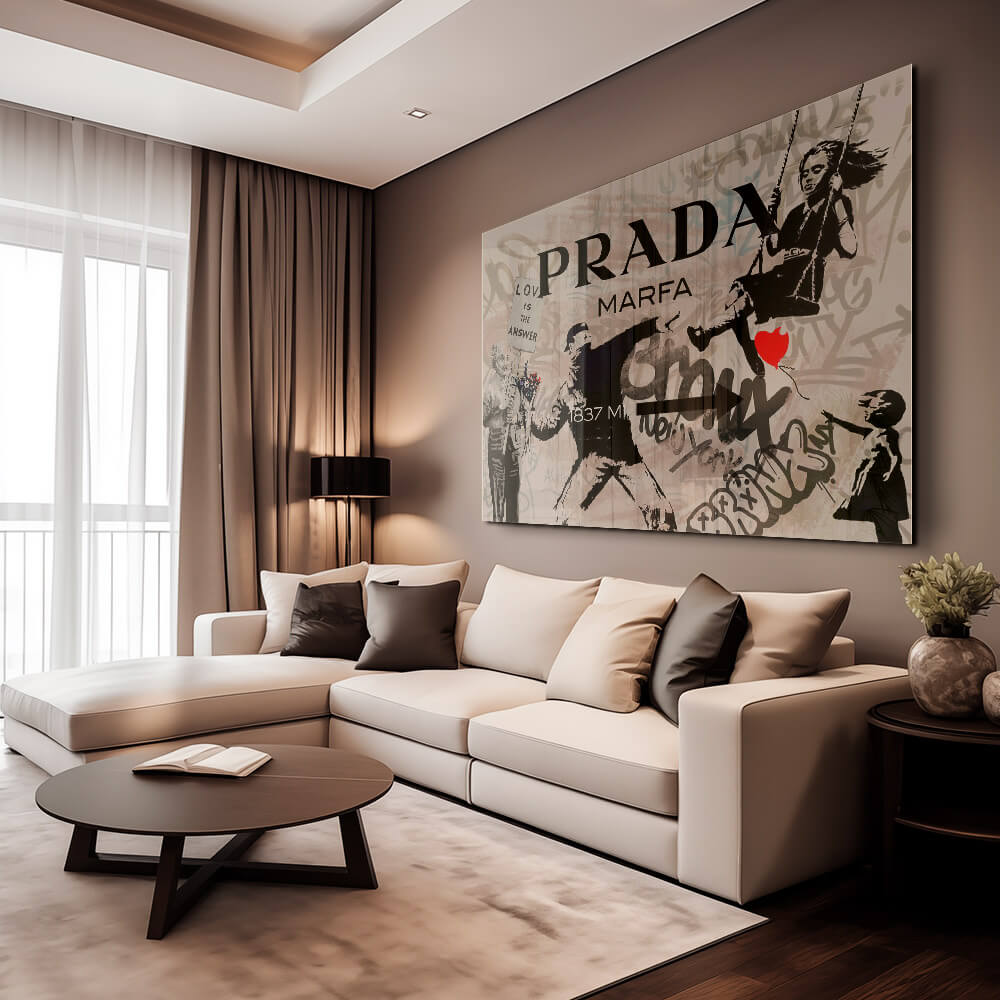 Prada Banksy – Vidrio