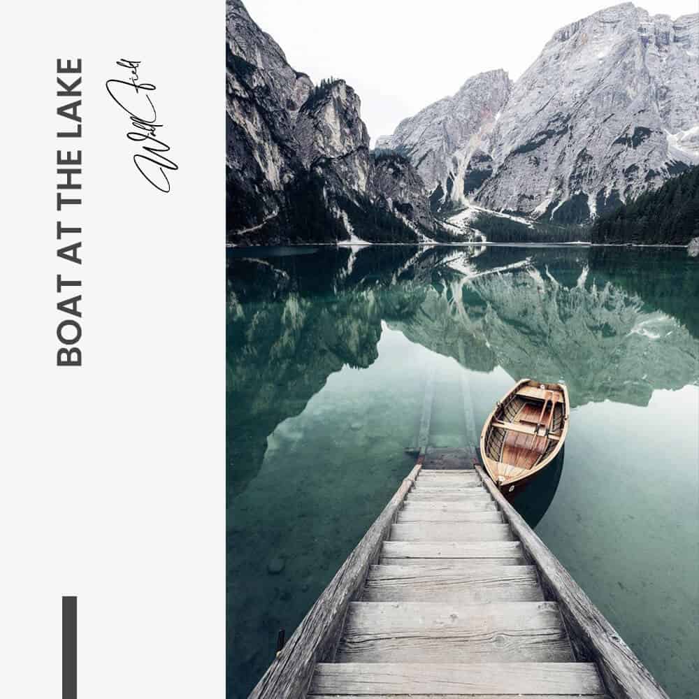 Boat At The Lake - Glass
