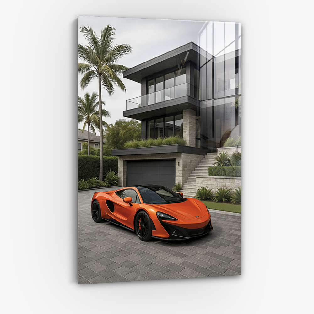 Chromatic Drive VIII: Orange - Vidrio