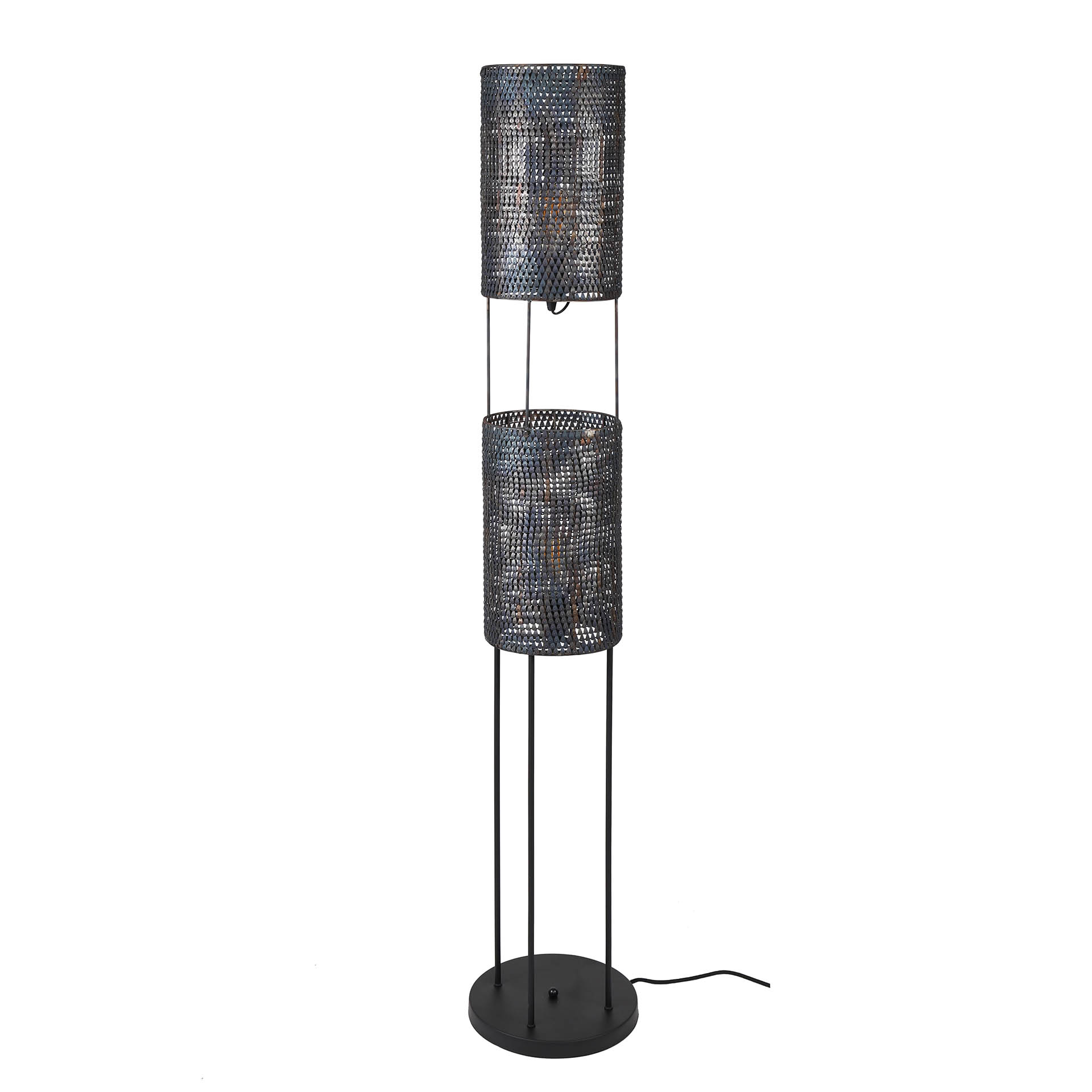 Floor lamp 2L Cylinder Mesh