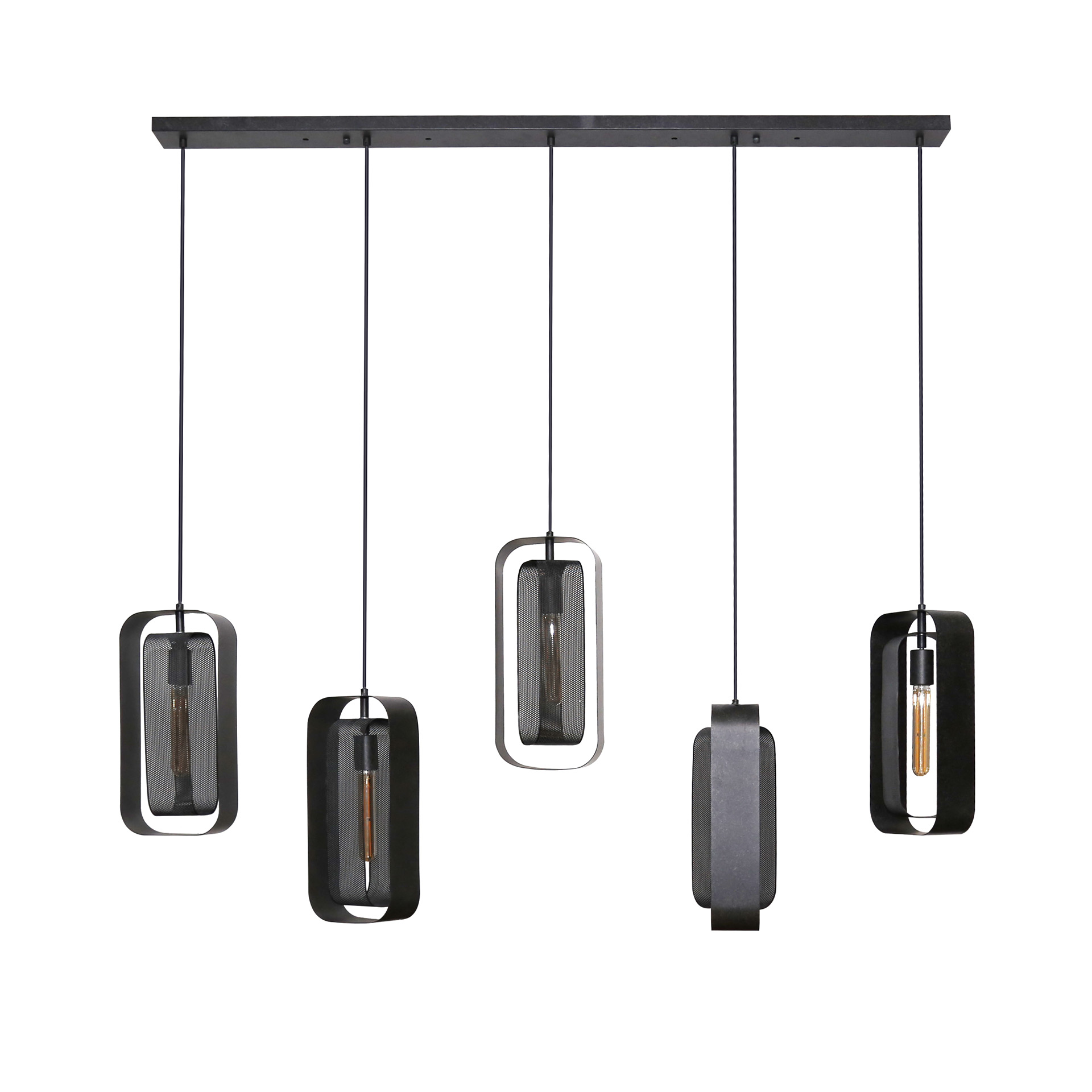 Hanging lamp 5L mesh rotate / Artic black