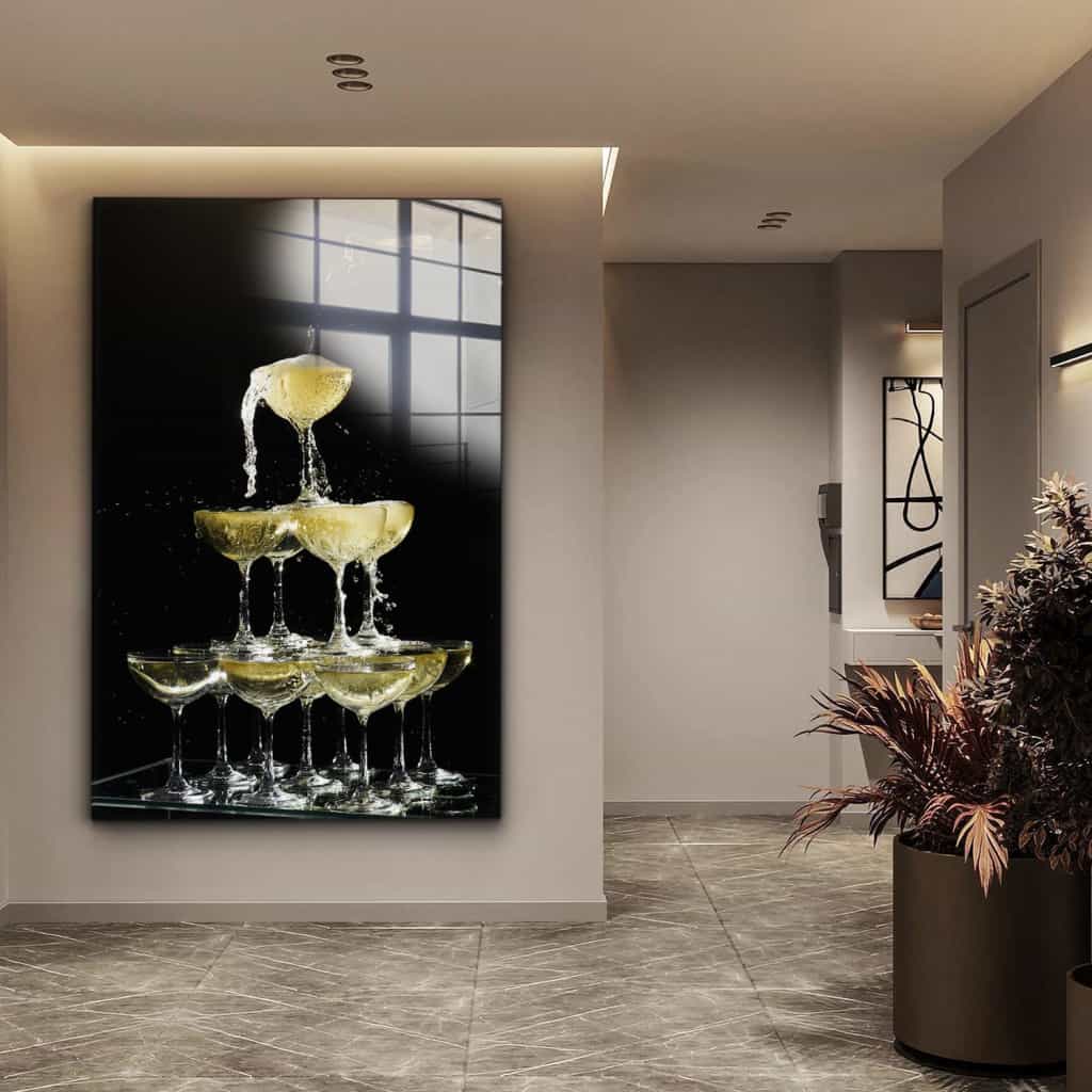 Champagne Fountain – Vidrio
