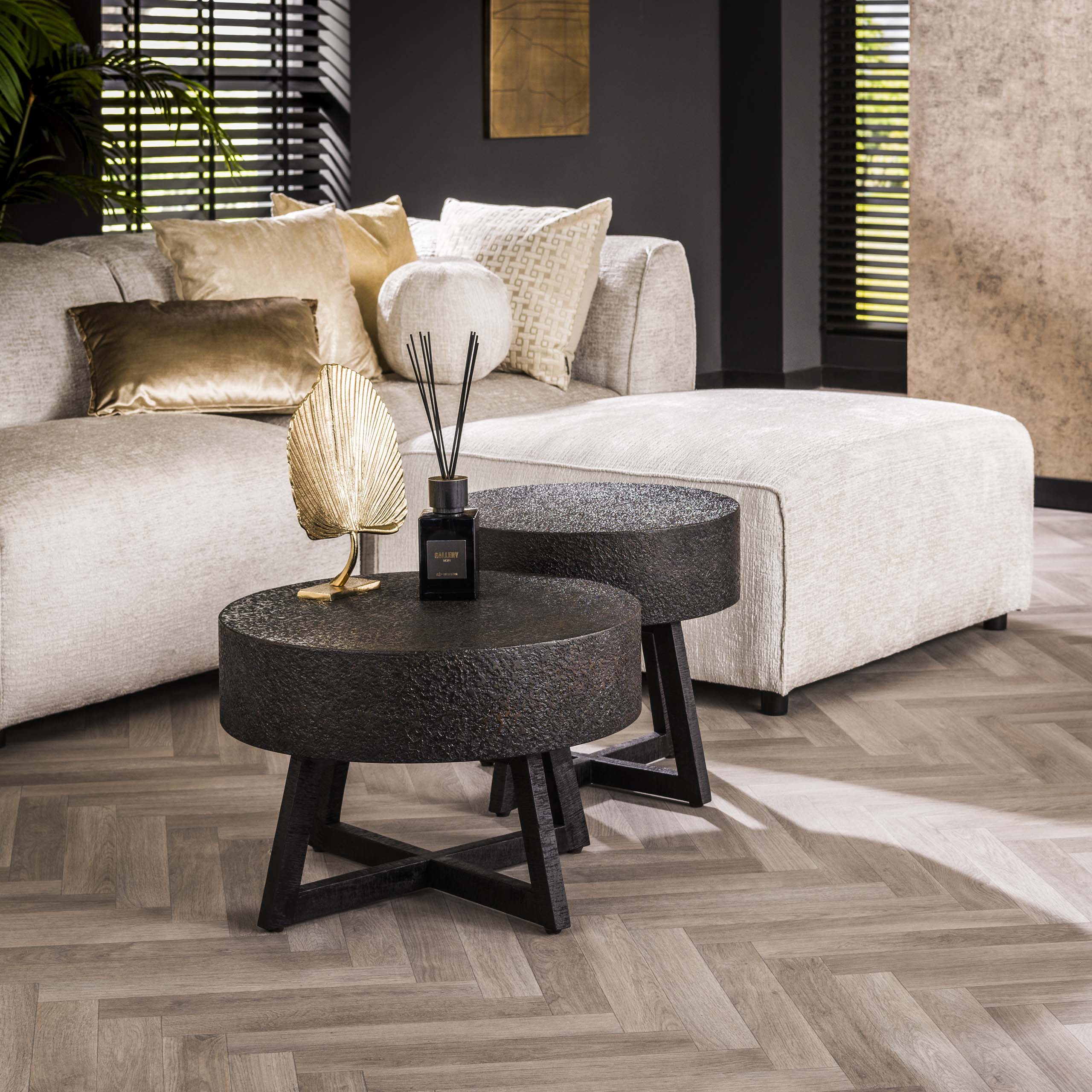 Coffee table D50 bulky ferro / Ferro metallic