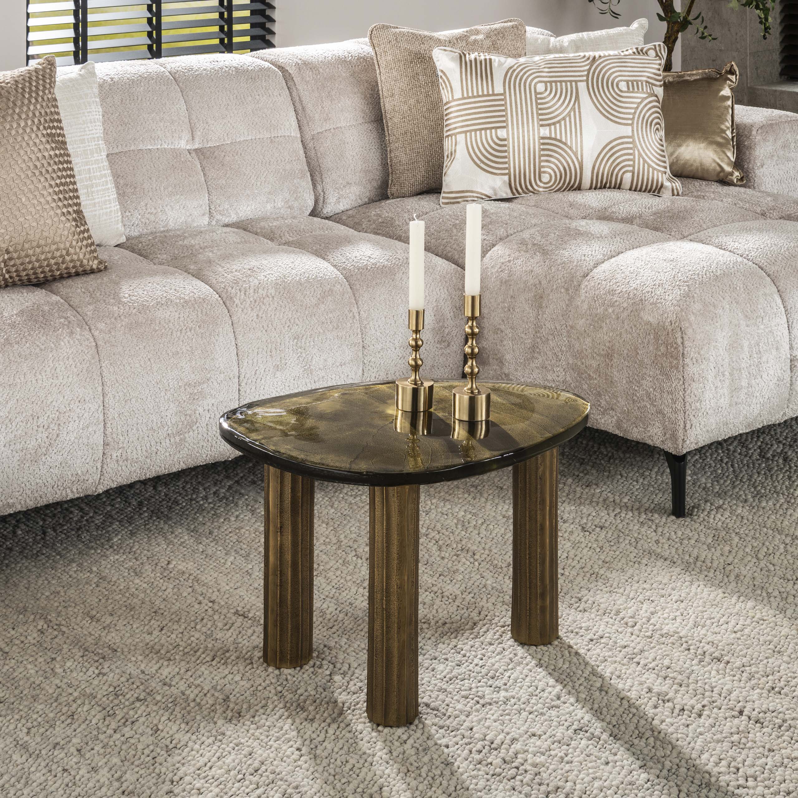 Mesa de centro Eclipse M - Oro antiguo