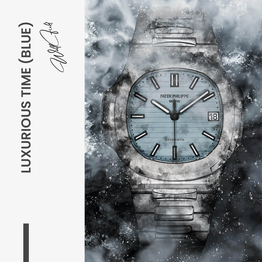 Luxurious Time (Blue) – Vidrio