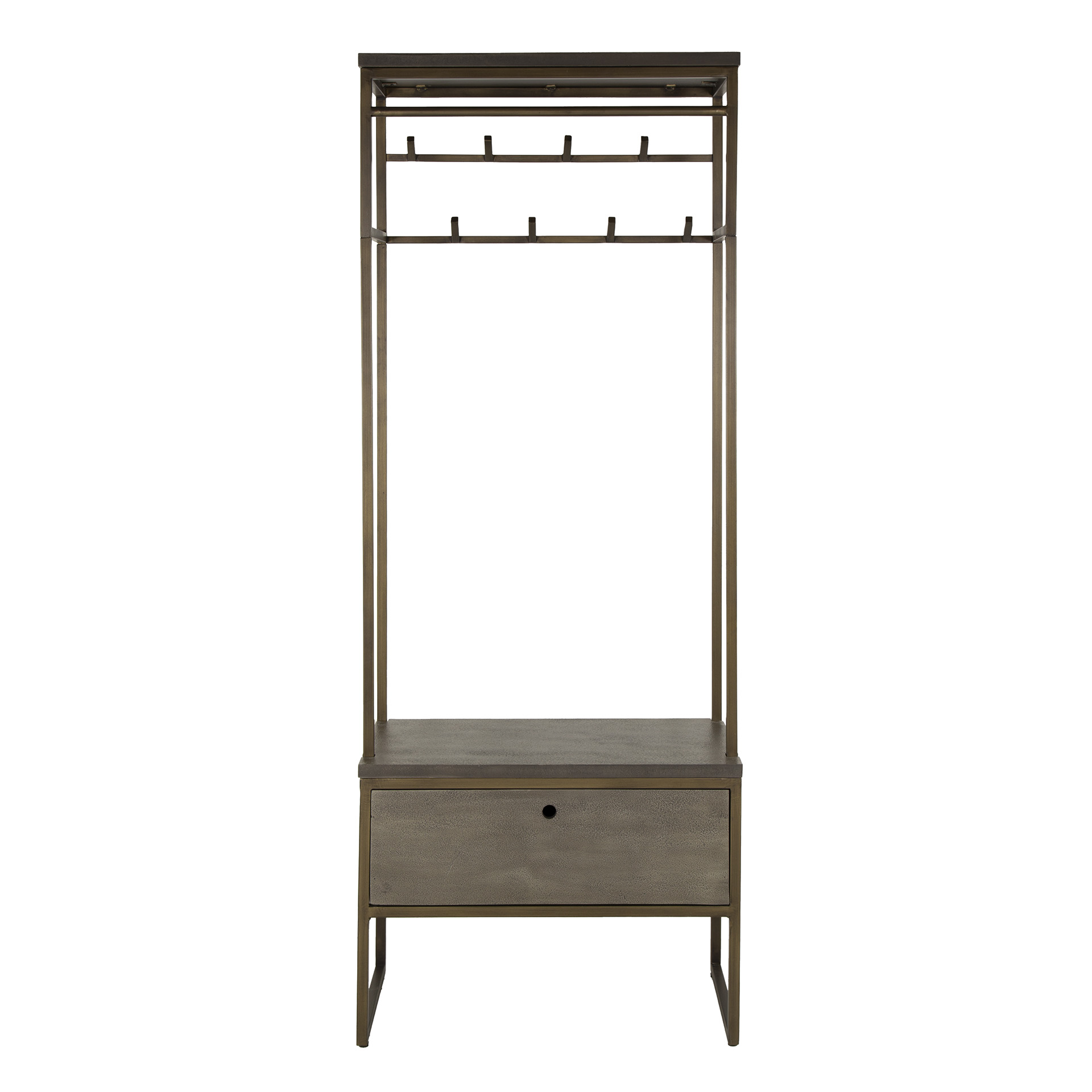 Wardrobe furniture Ferro - Antique bronze