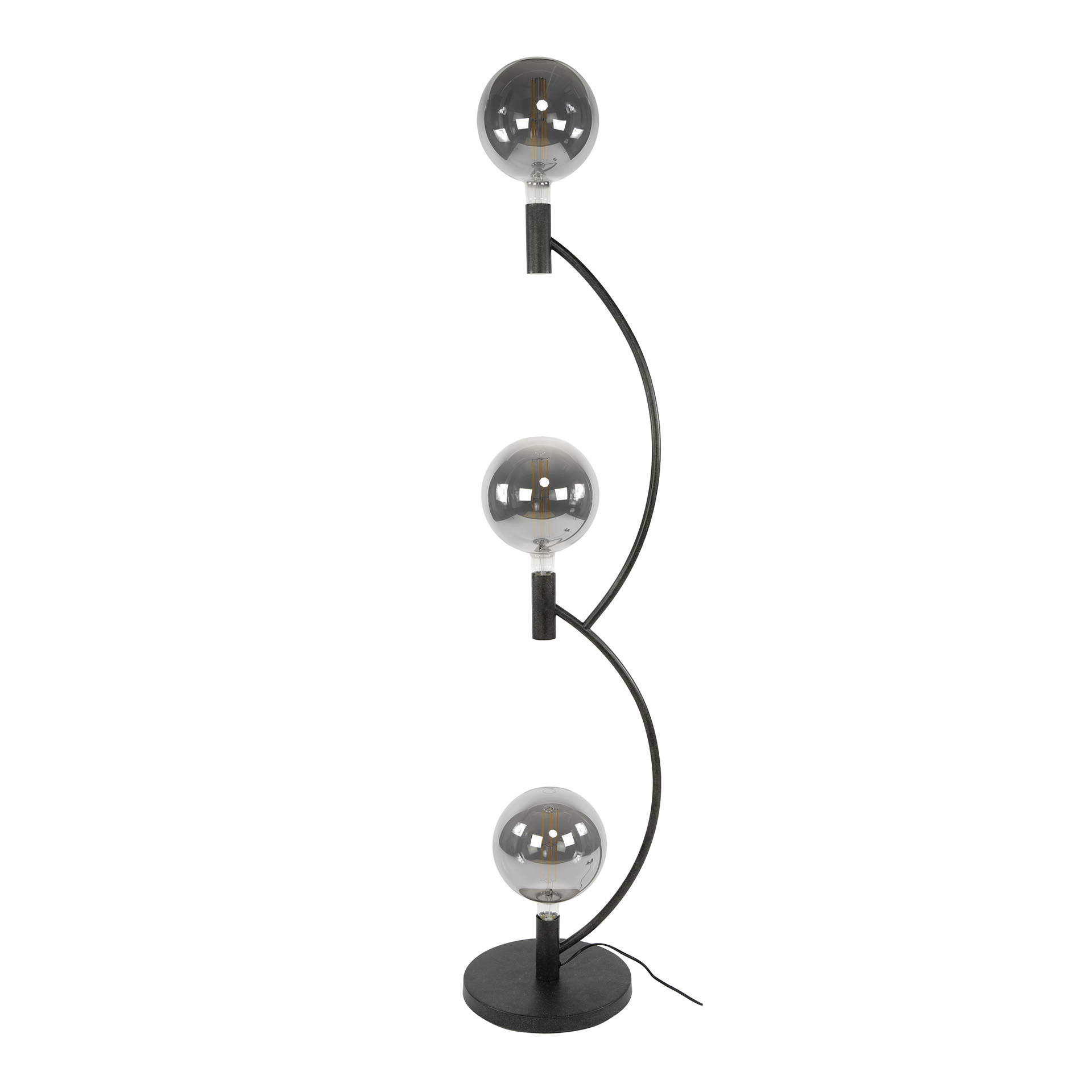 Floor lamp Arcus 3-light - Artic black