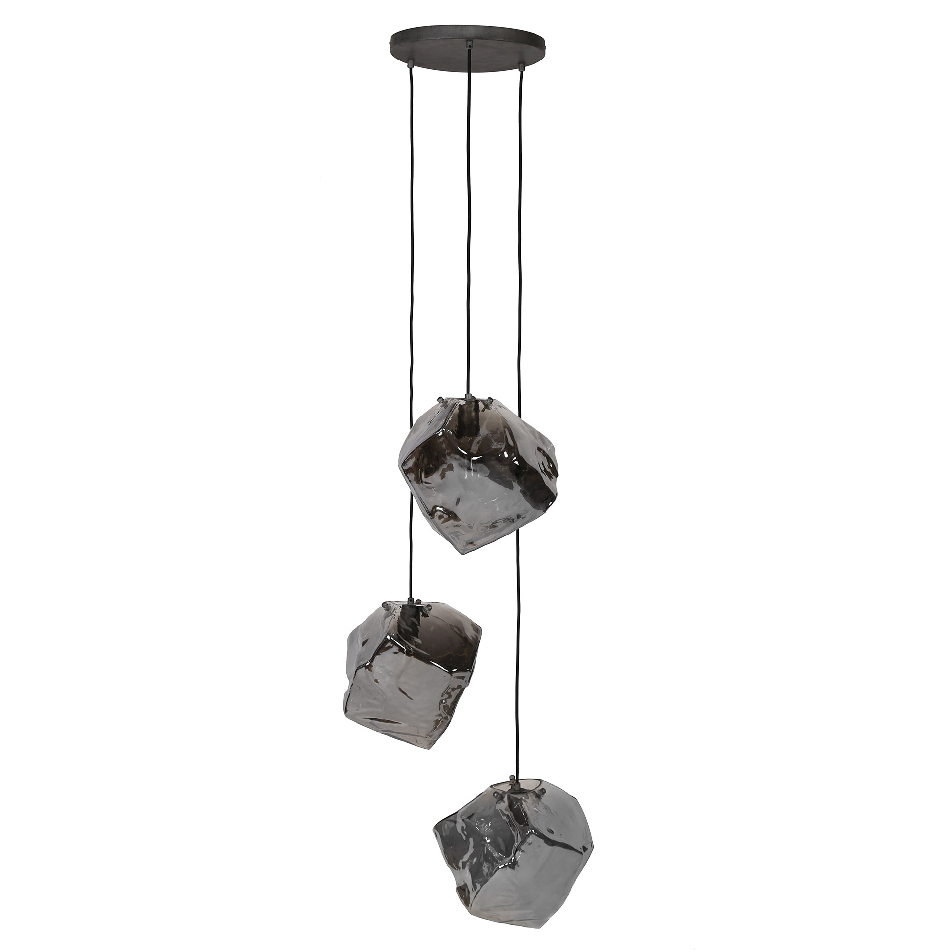 Hanging lamp 3L Meteor stepped