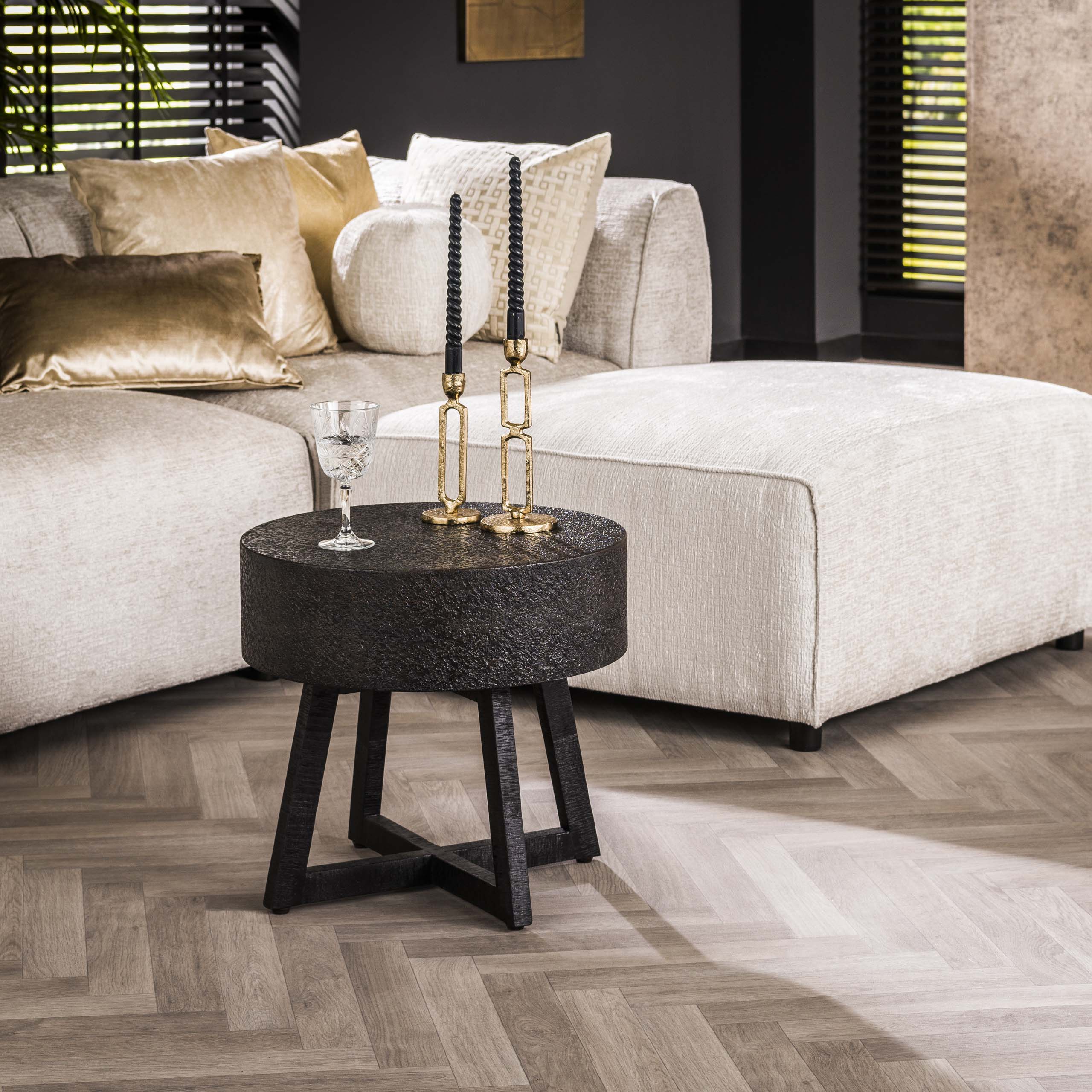 Coffee table D50 bulky ferro / Ferro metallic