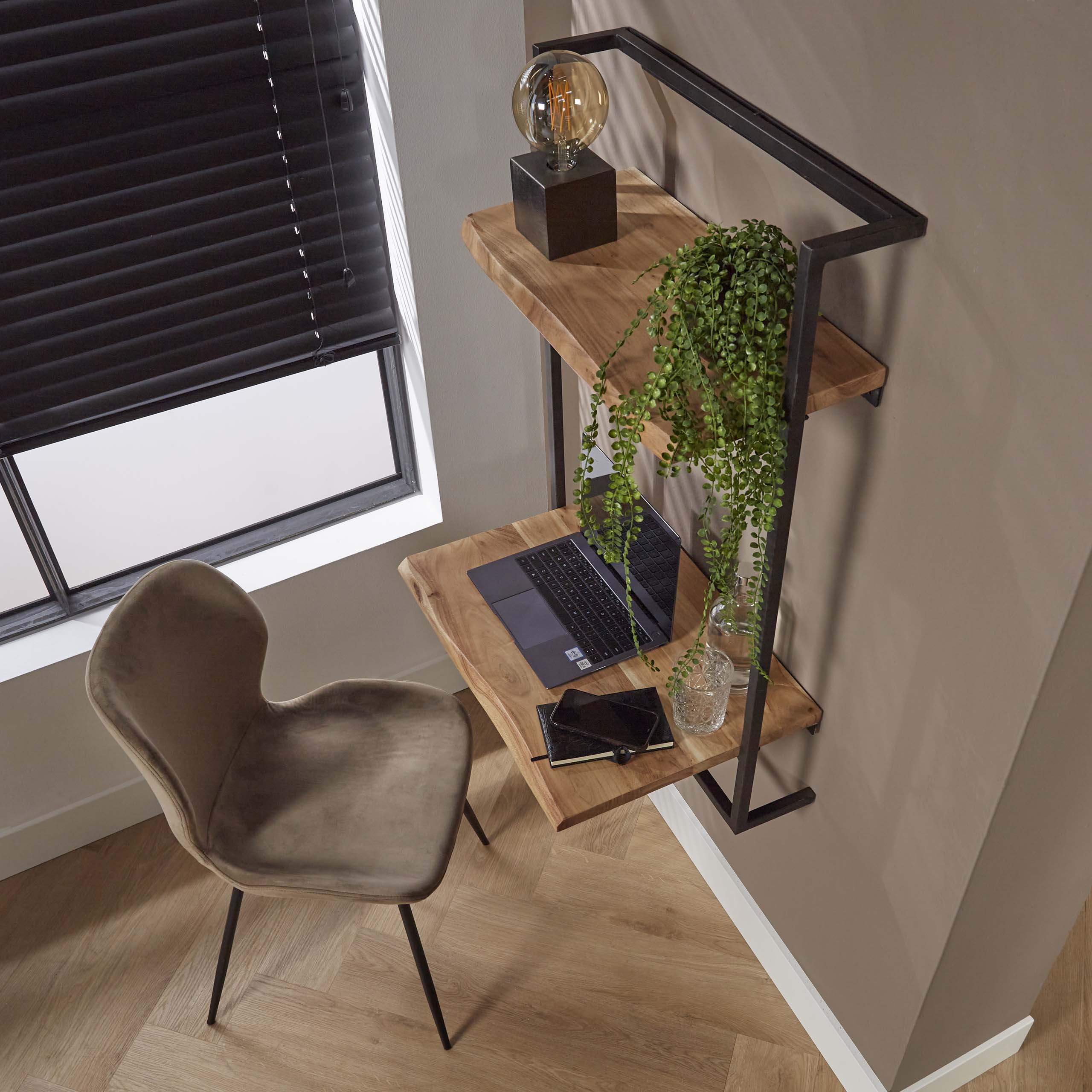 Desk air solid / Solid acacia natural