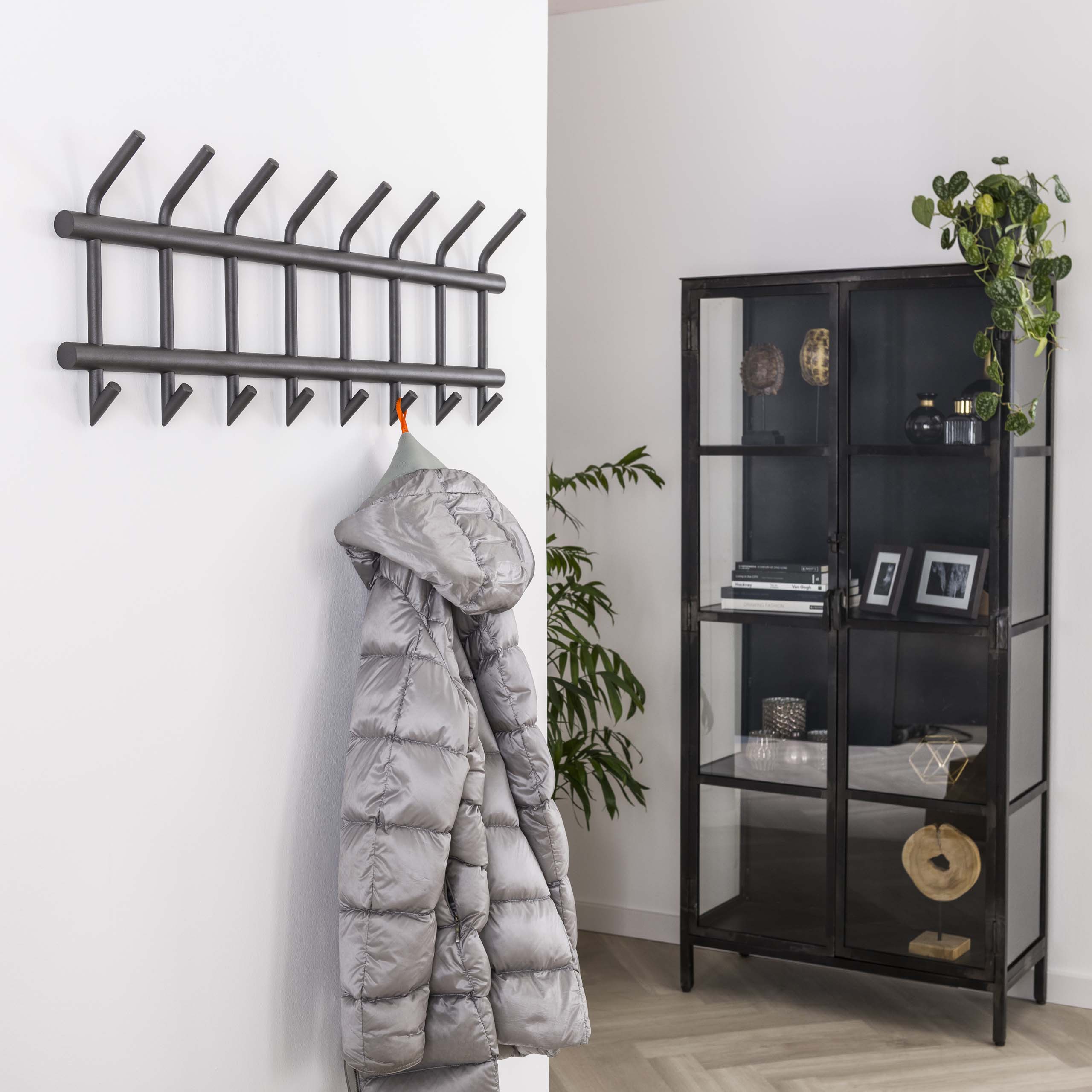 Coat rack Steel hooks (8 hooks)