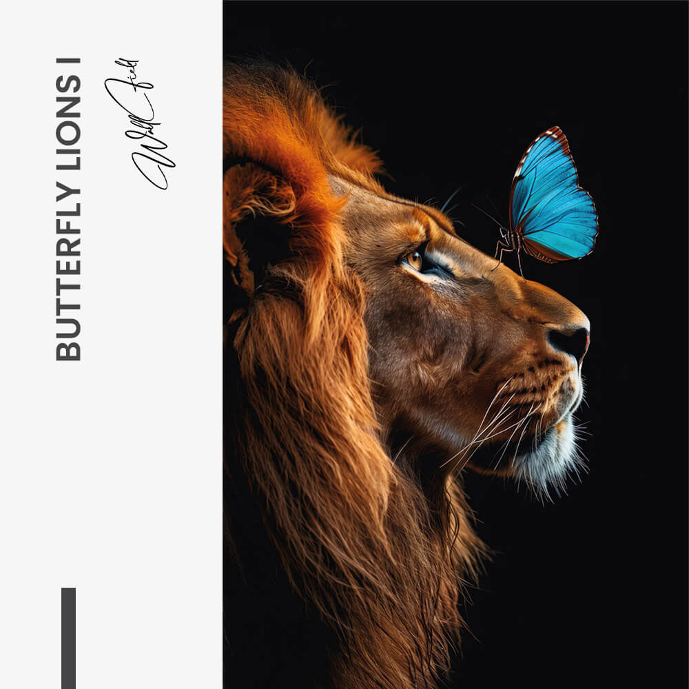 Butterfly Lion – Glass