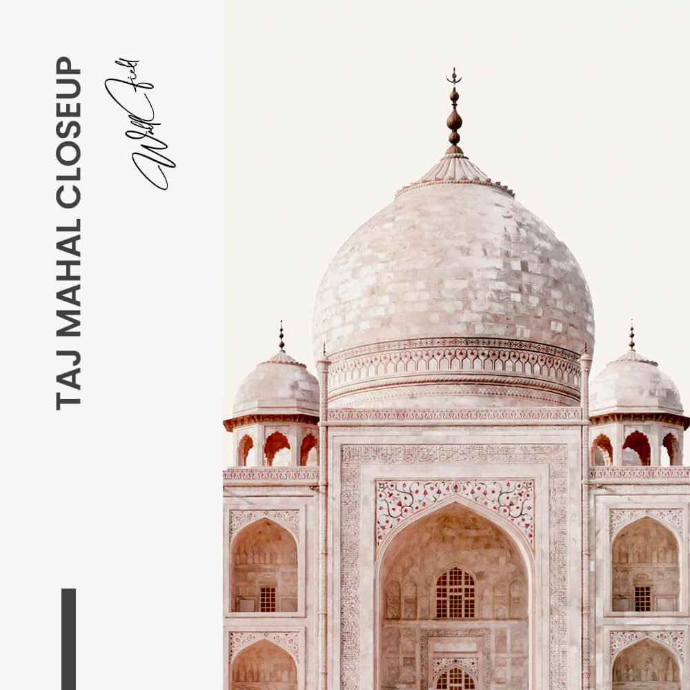 Taj Mahal Closeup – Vidrio