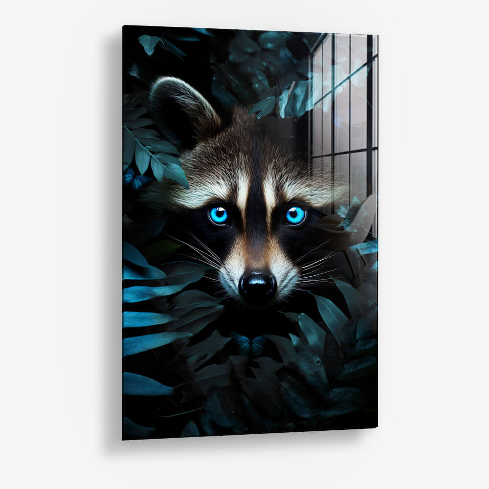 Jungle Raccoon – Vidrio