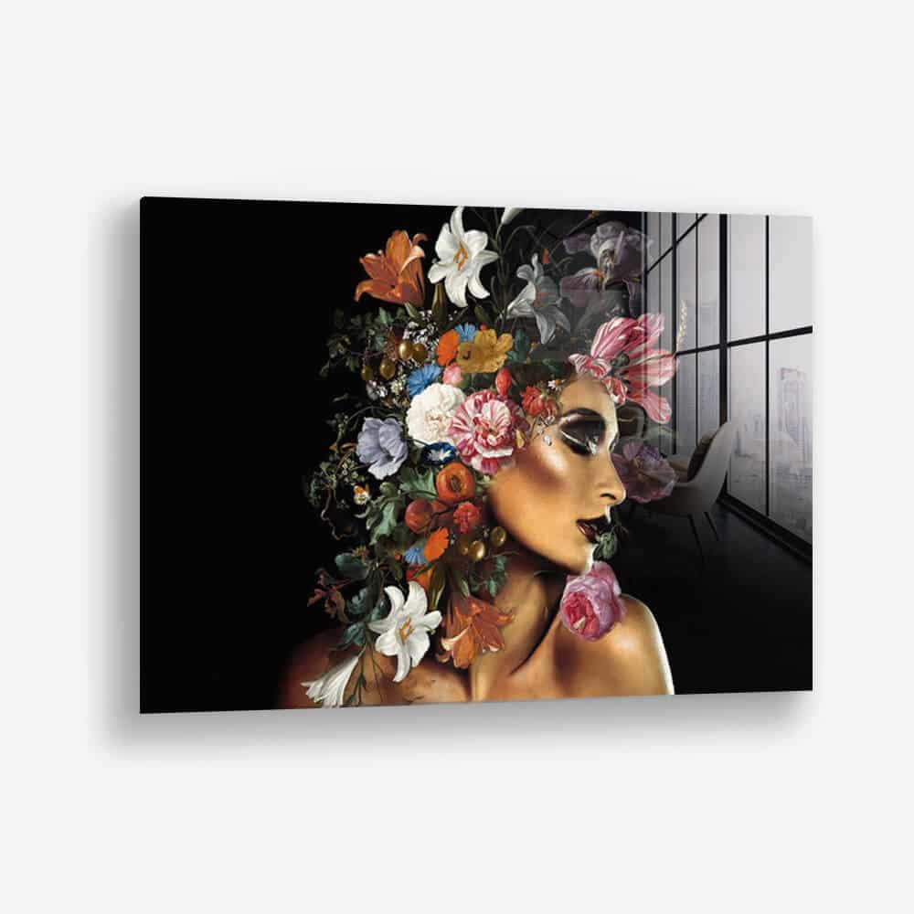 Flower Woman - Vidrio
