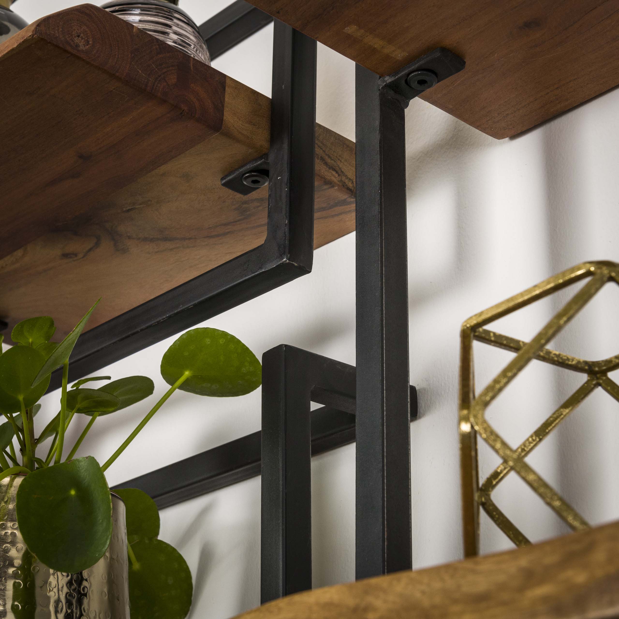 Wall shelf Rivé 30cm H=100cm