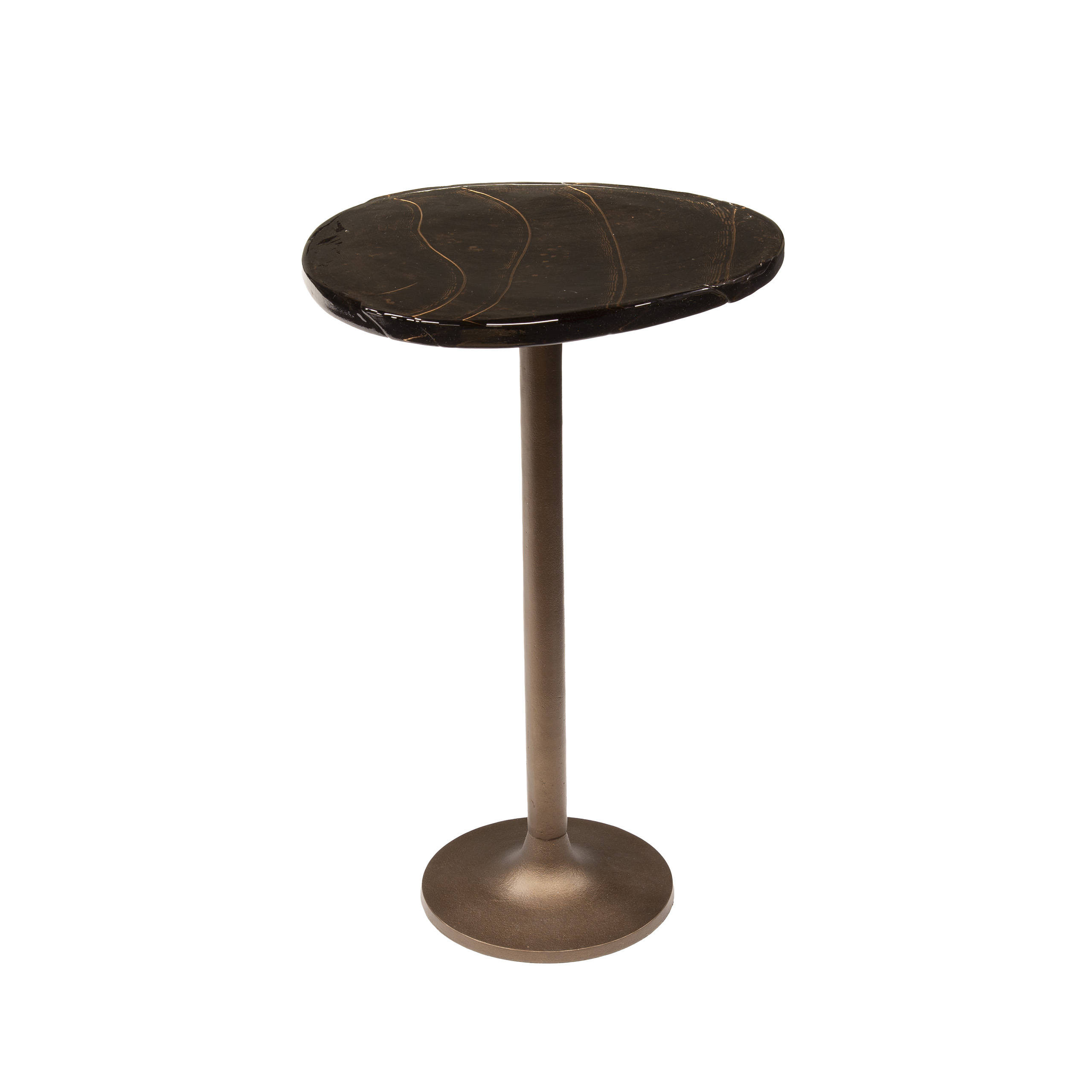 Mesa auxiliar Eclipse alta - Cobre antiguo
