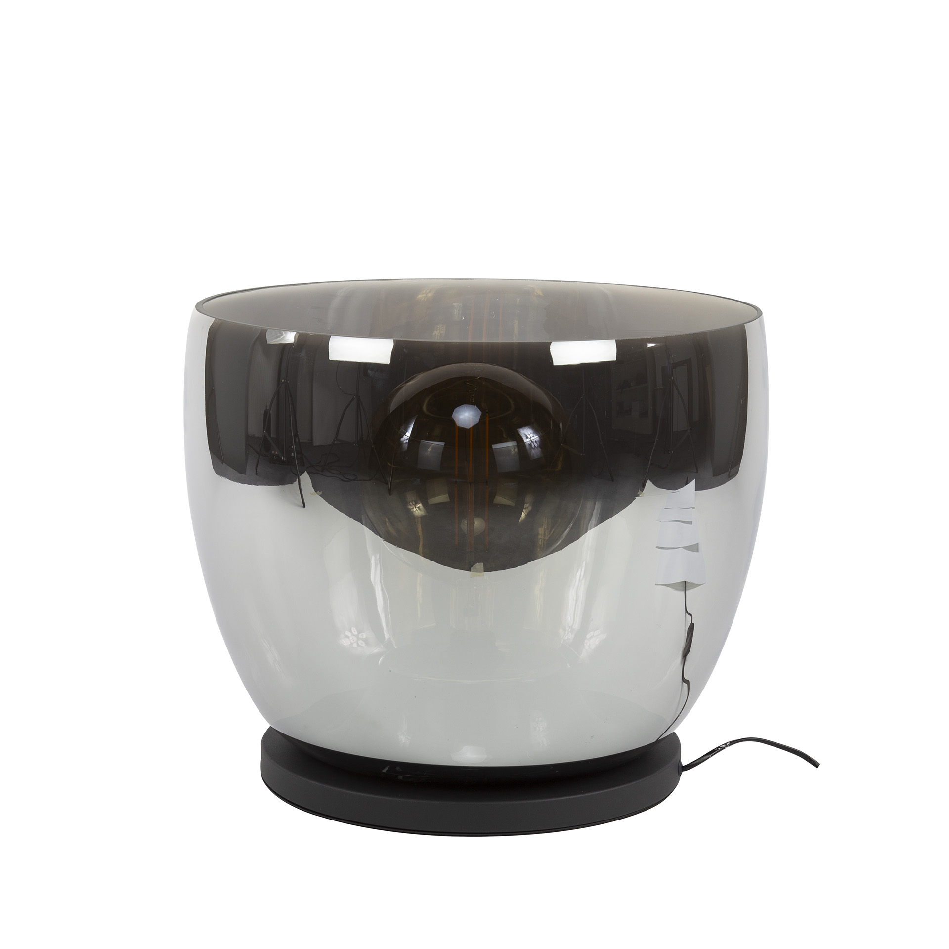 Floor lamp UP XXL 1-light - Smoke gray glass