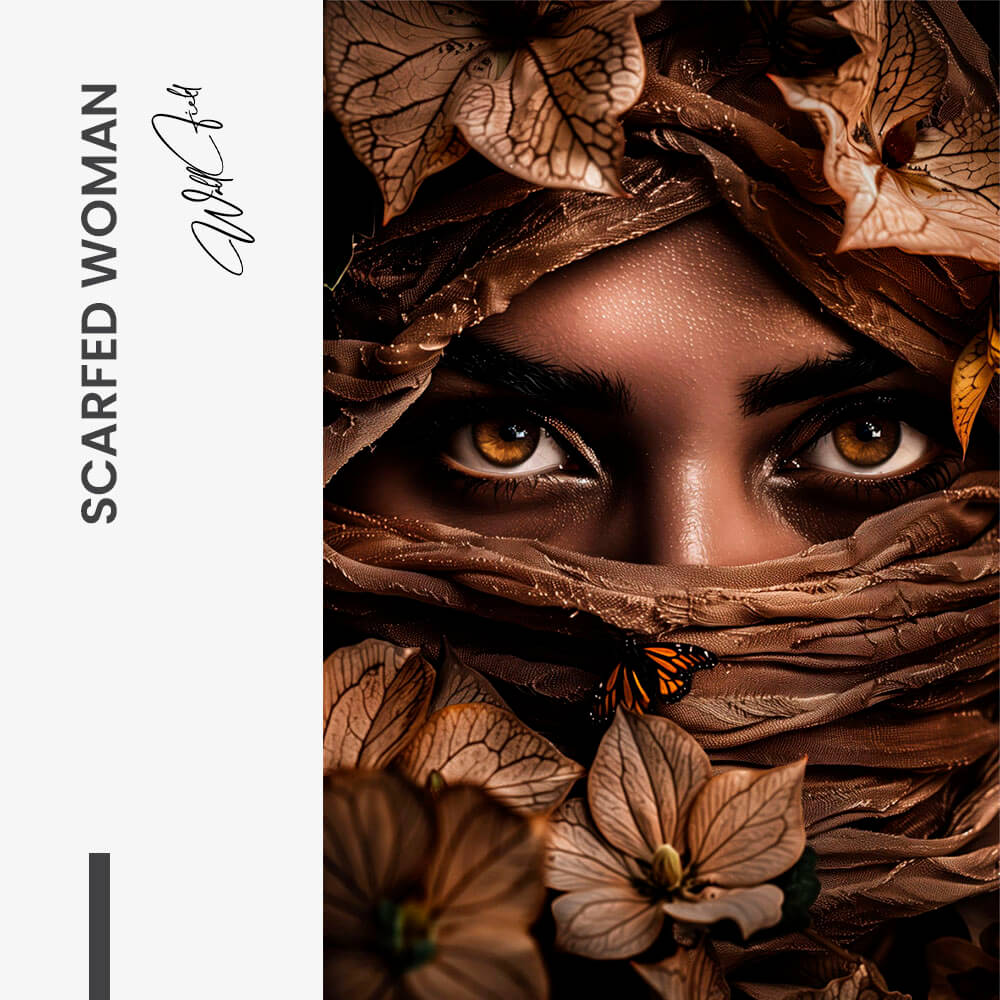 Scarfed Woman – Vidrio