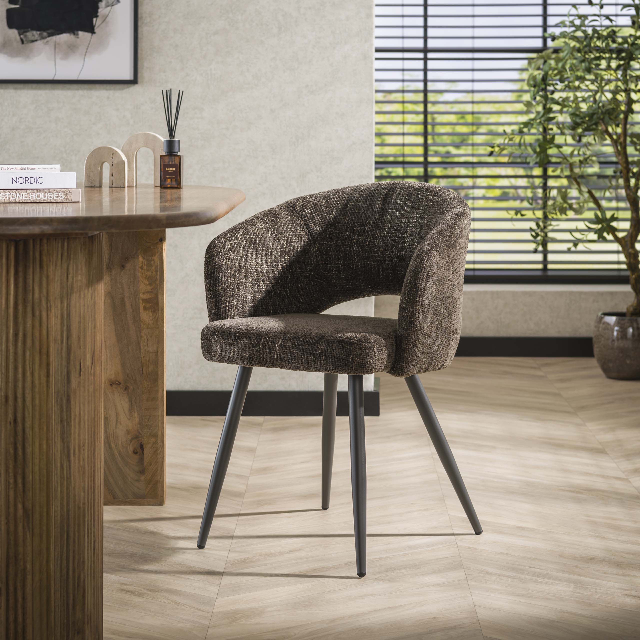 Armchair Salon - packed per 2 - Cargo brown