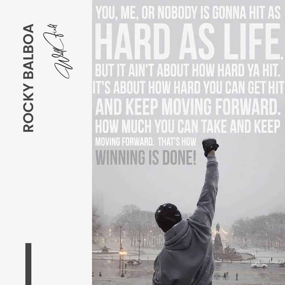 Rocky Balboa - Vidrio