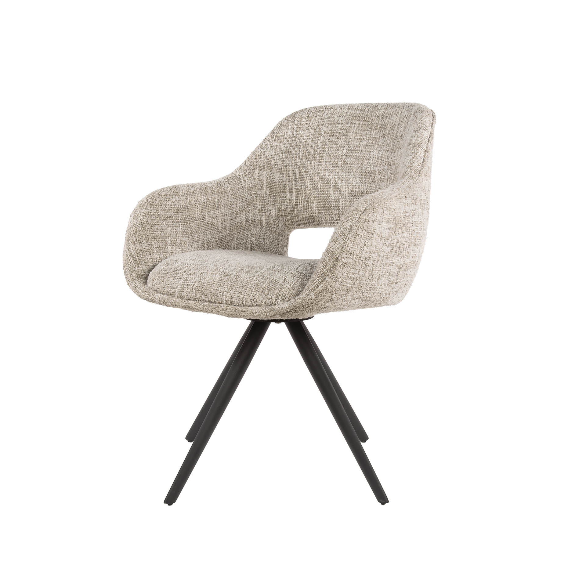Armchair spring swiveling. VPE2 / Eagle off-white