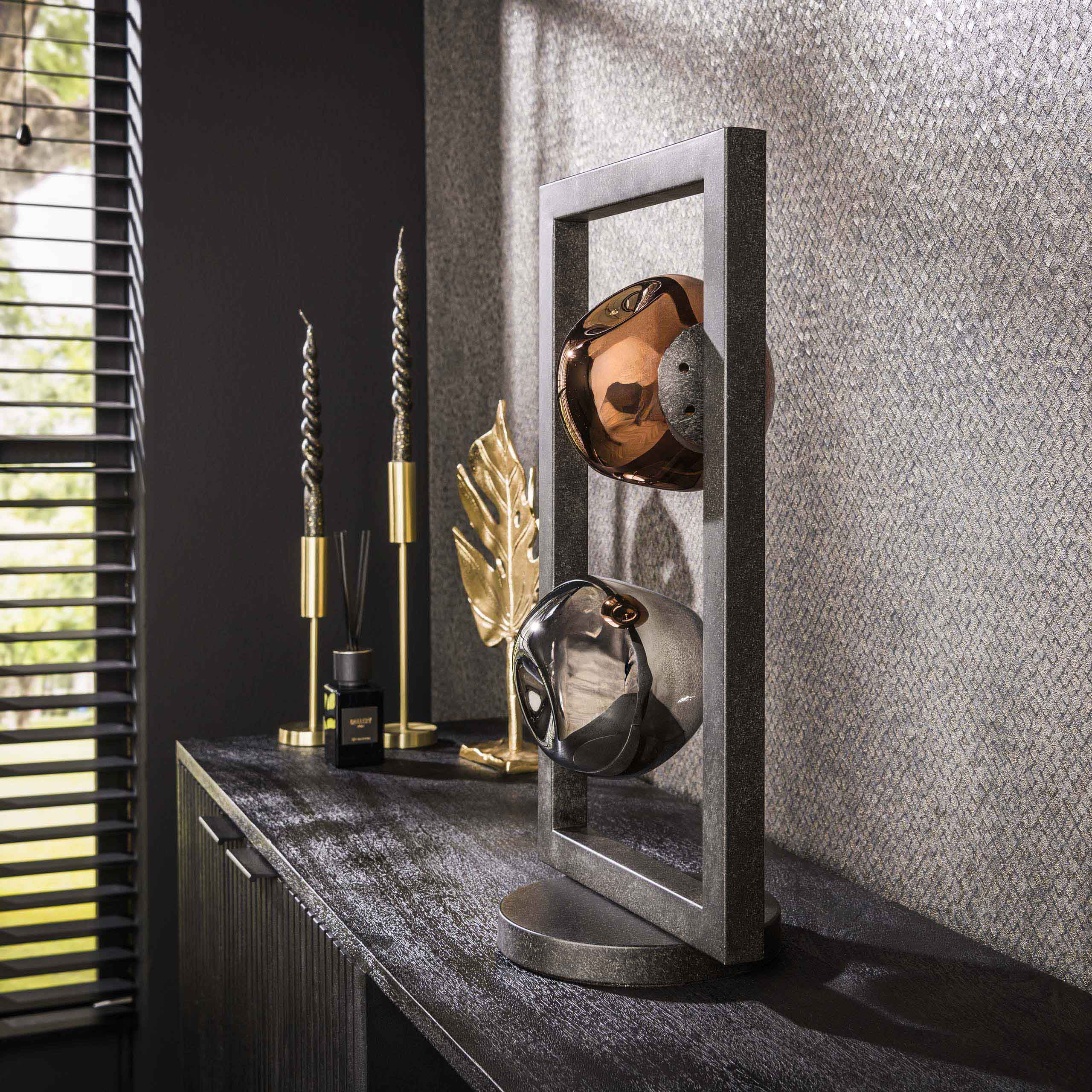 Table lamp Stellar 2-light Artic black