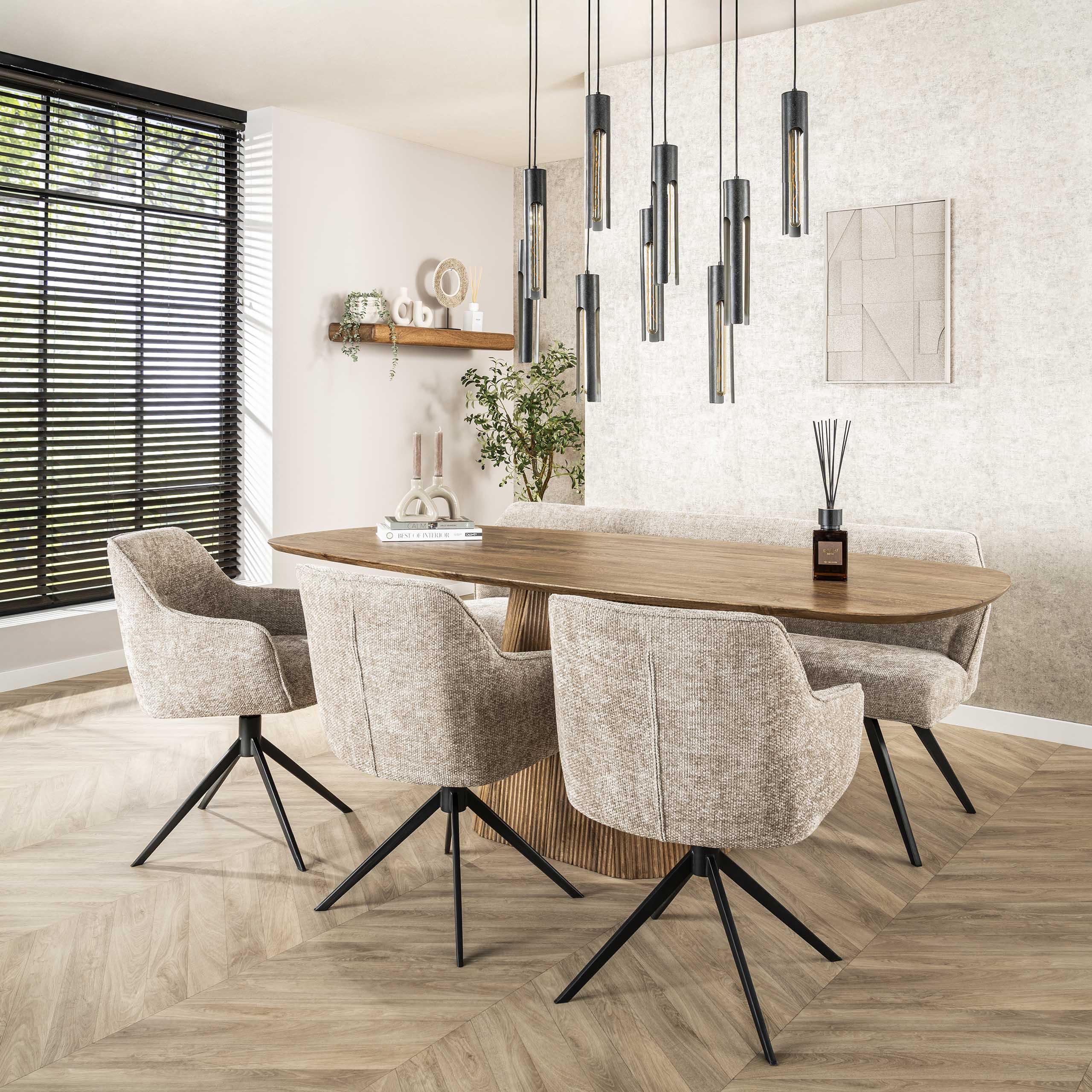 Armchair Pull swiveling - packed per 2 - Hoven sand