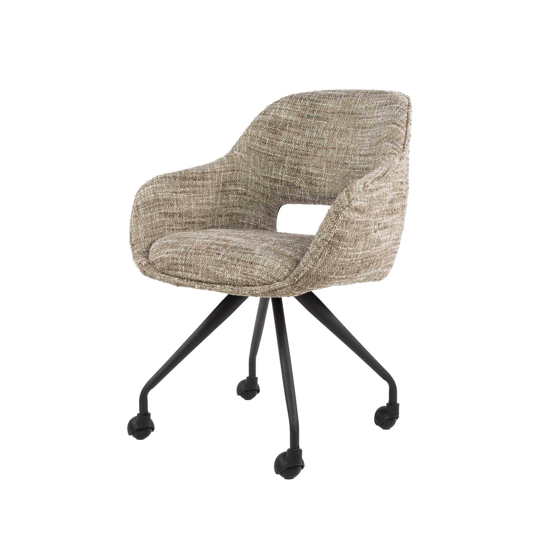 Armchair spring wheels VPE2 / Eagle sand color