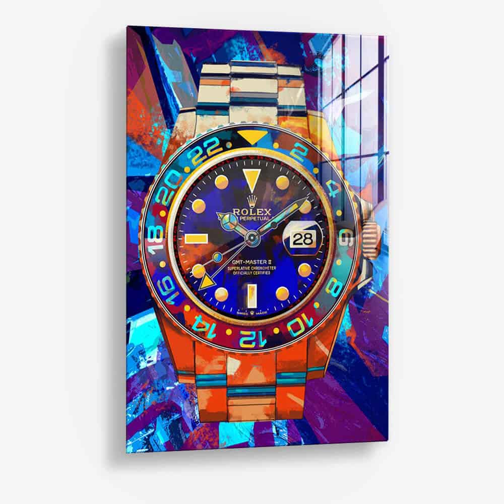 The Colored Watch - Glass